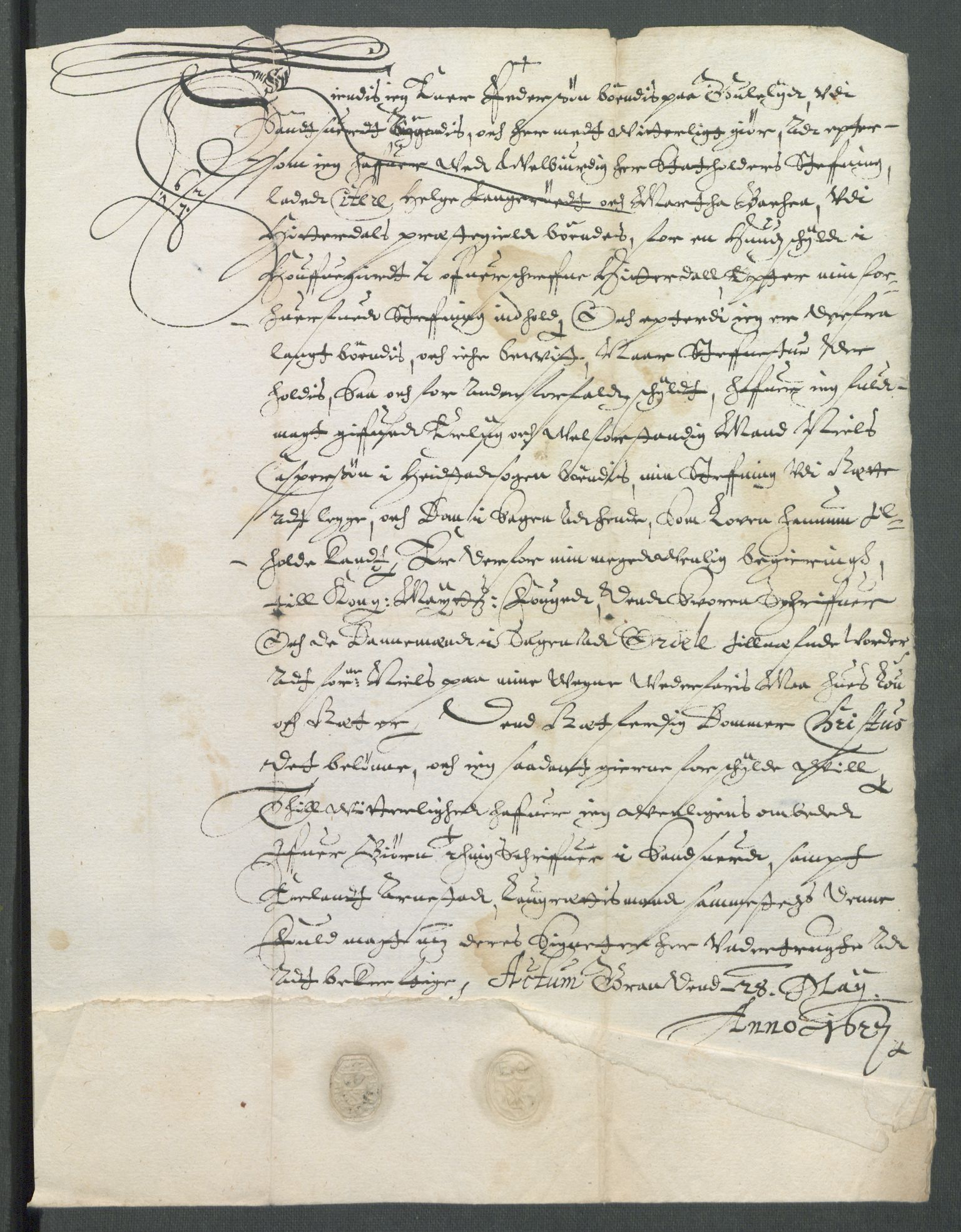 Riksarkivets diplomsamling, RA/EA-5965/F02/L0136: Dokumenter, 1626-1627, p. 99