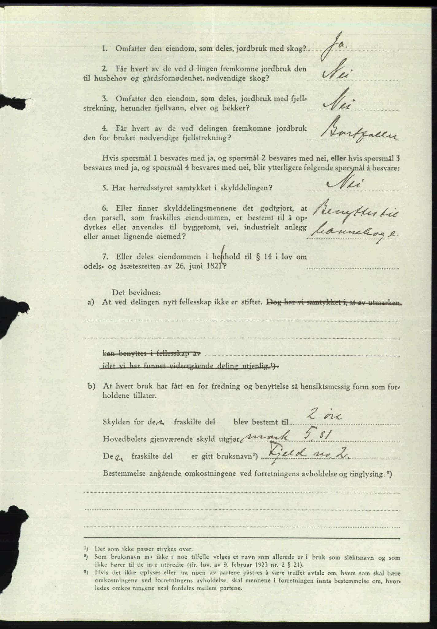 Toten tingrett, SAH/TING-006/H/Hb/Hbc/L0013: Mortgage book no. Hbc-13, 1945-1945, Diary no: : 1286/1945