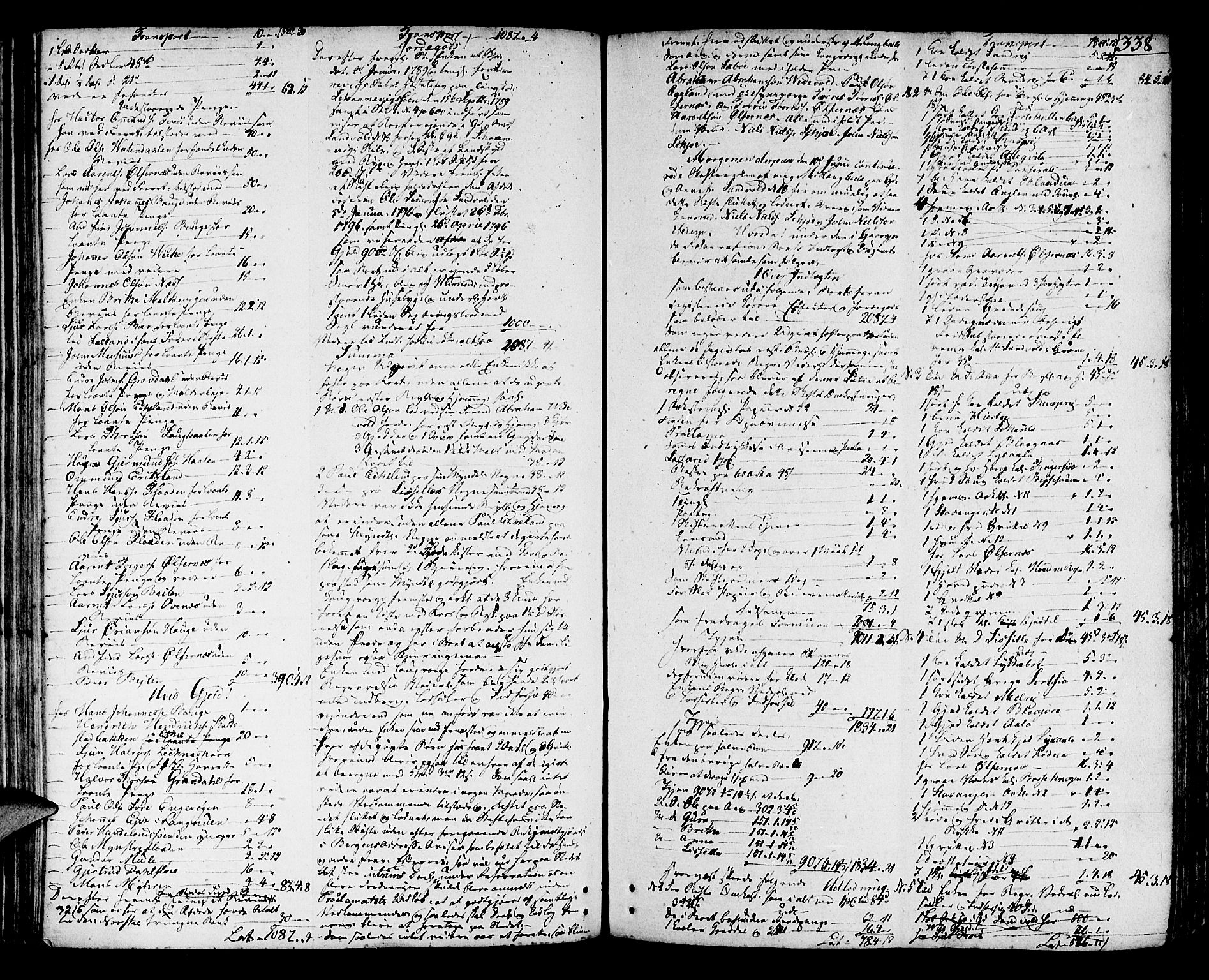 Sunnhordland sorenskrivar, SAB/A-2401/1/H/Ha/Haa/L0013: Skifteprotokollar. Register i protokoll, 1814-1819, p. 337b-338a