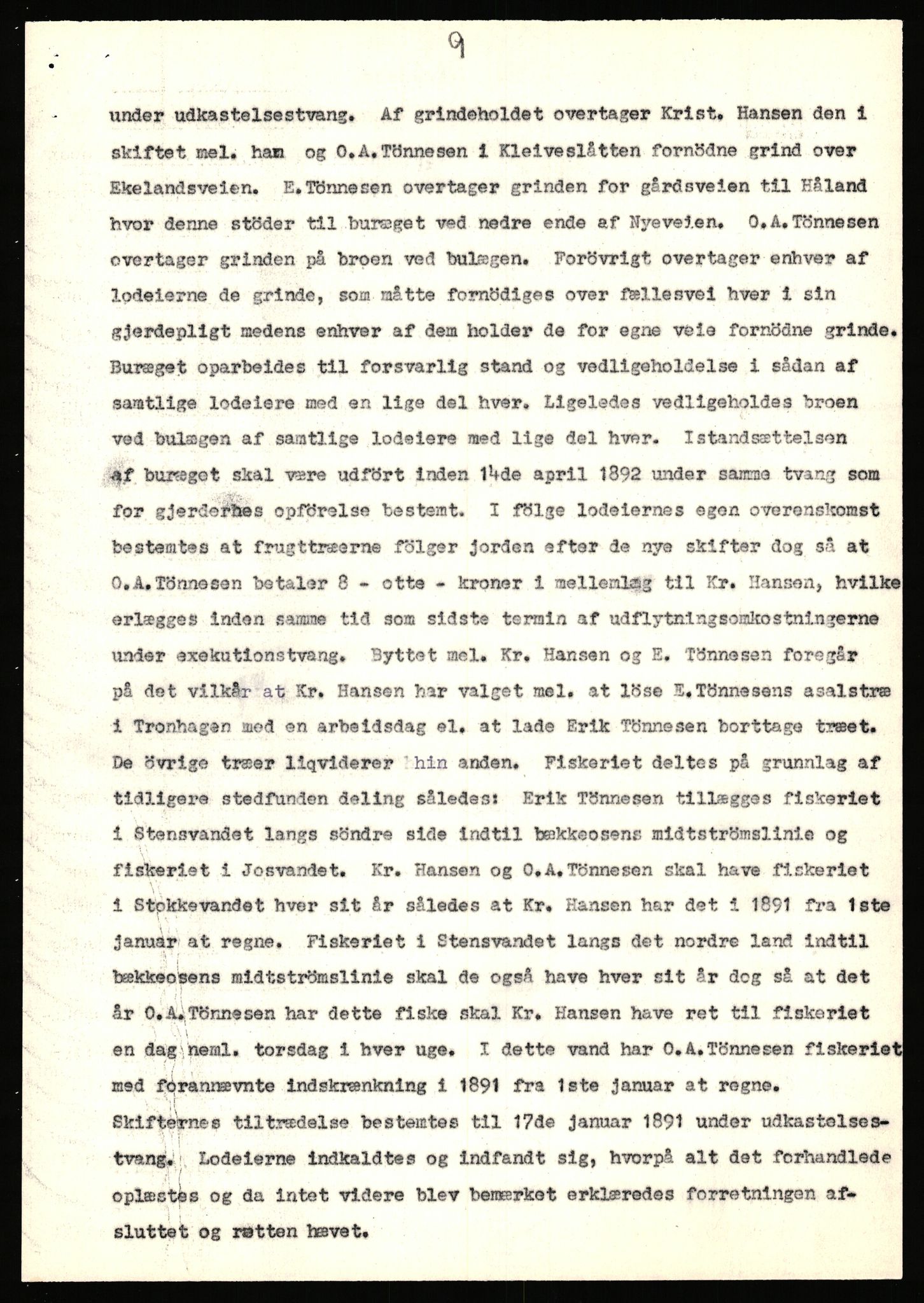 Statsarkivet i Stavanger, SAST/A-101971/03/Y/Yj/L0048: Avskrifter sortert etter gårdsnavn: Kluge - Kristianslyst, 1750-1930, p. 182