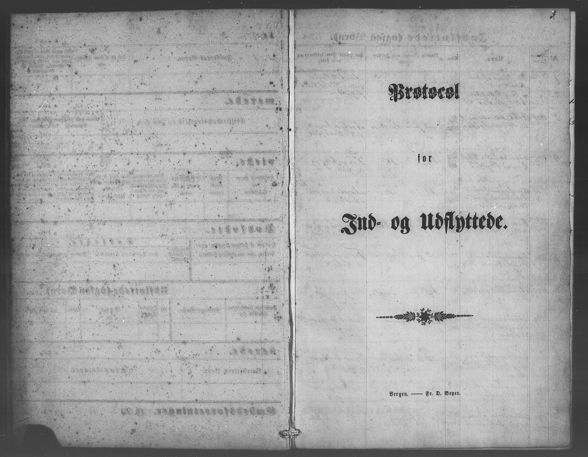 Domkirken sokneprestembete, SAB/A-74801/H/Haa/L0048: Parish register (official) no. F 3, 1858-1874, p. 3