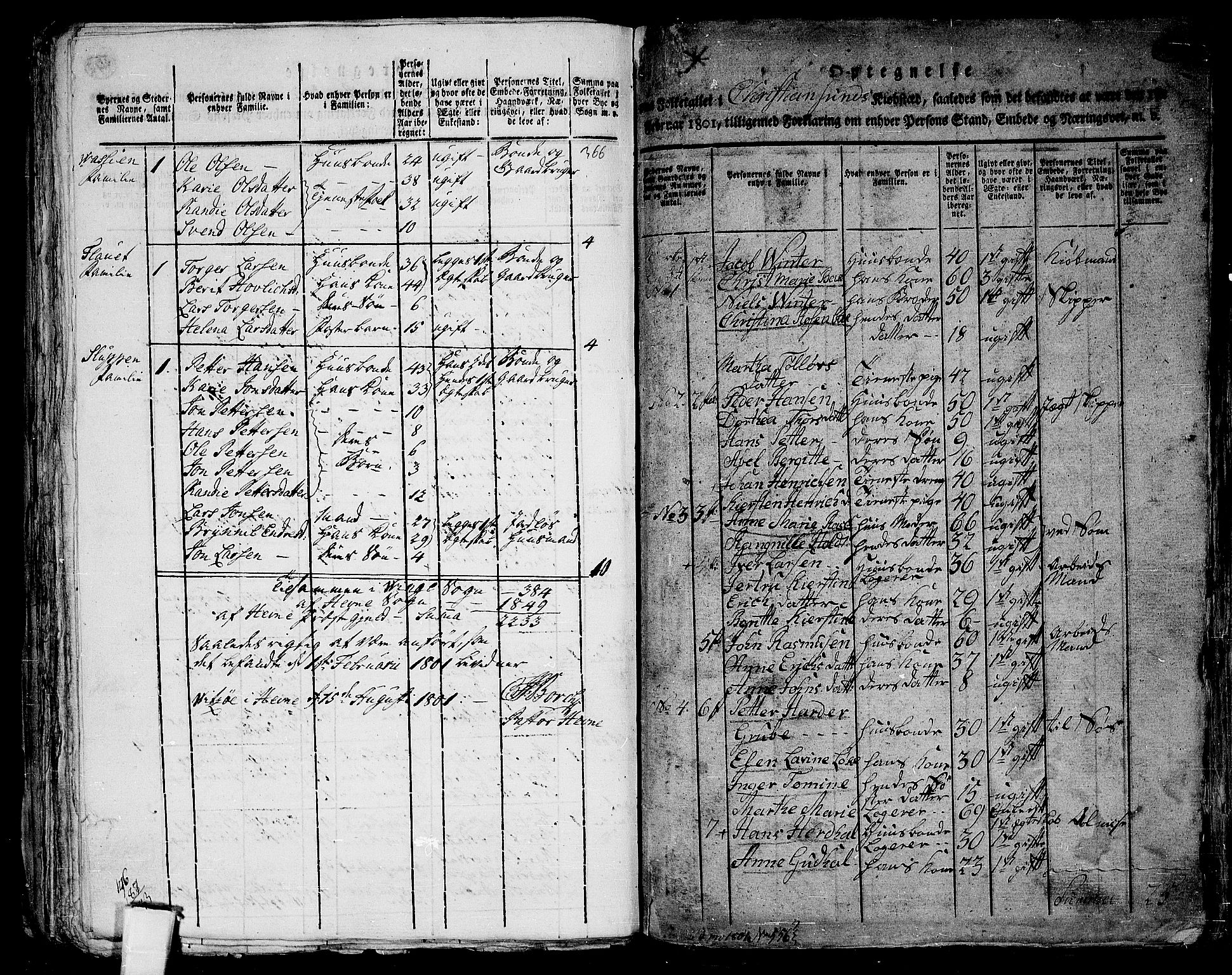 RA, 1801 census for 1612P Hemne, 1801, p. 798b-799a