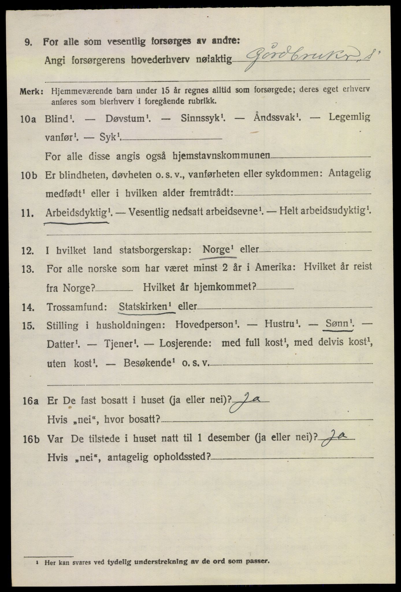 SAKO, 1920 census for Hedrum, 1920, p. 4778