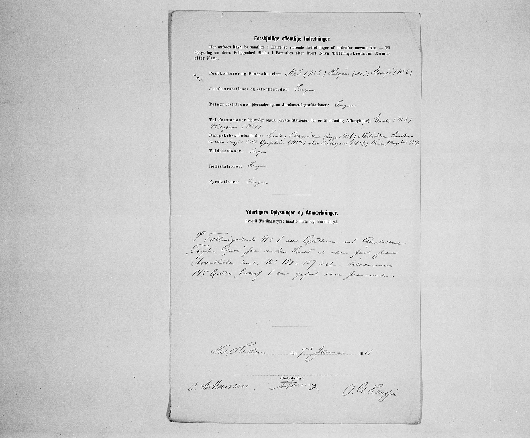 SAH, 1900 census for Nes, 1900, p. 35