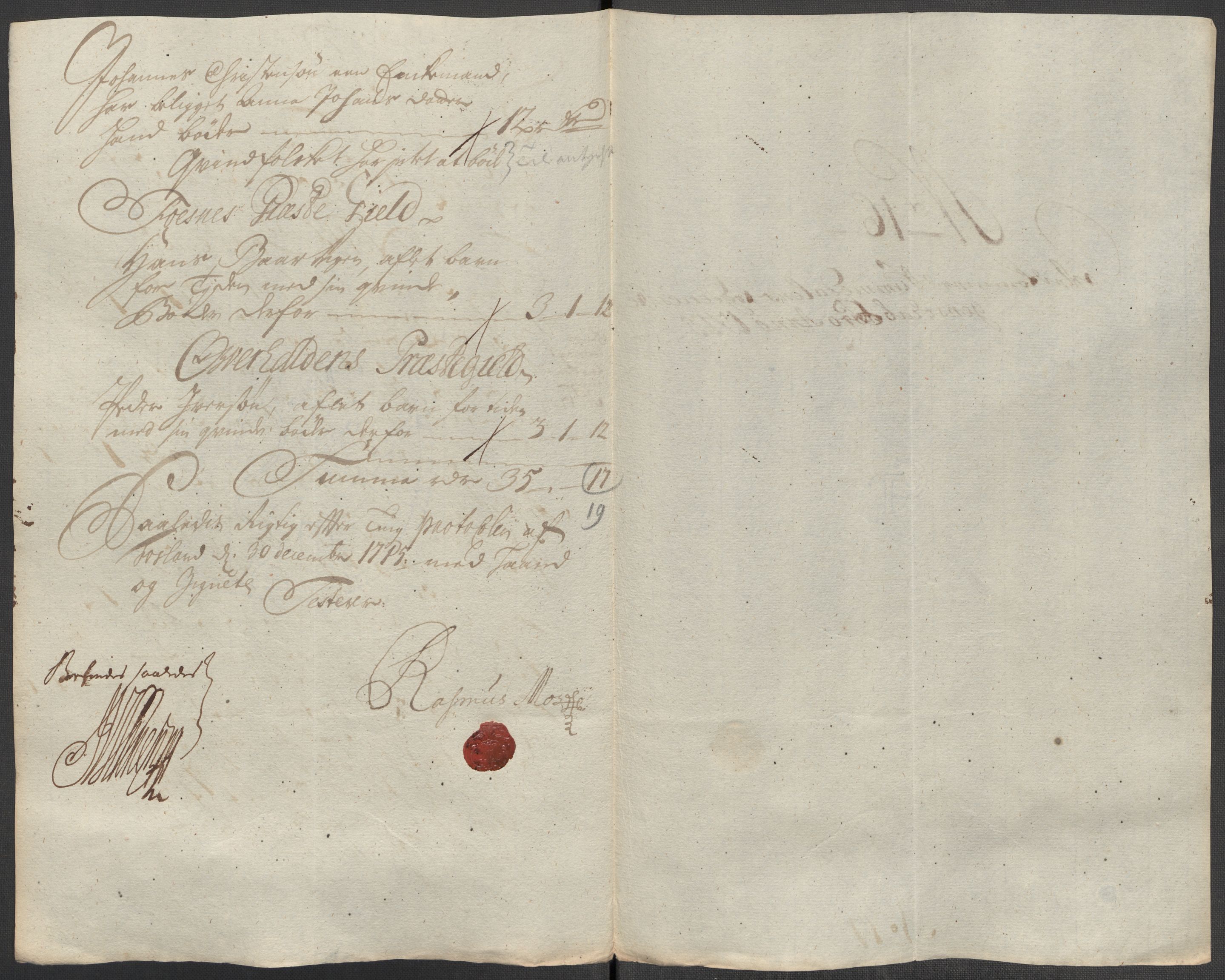 Rentekammeret inntil 1814, Reviderte regnskaper, Fogderegnskap, RA/EA-4092/R64/L4436: Fogderegnskap Namdal, 1715, p. 177