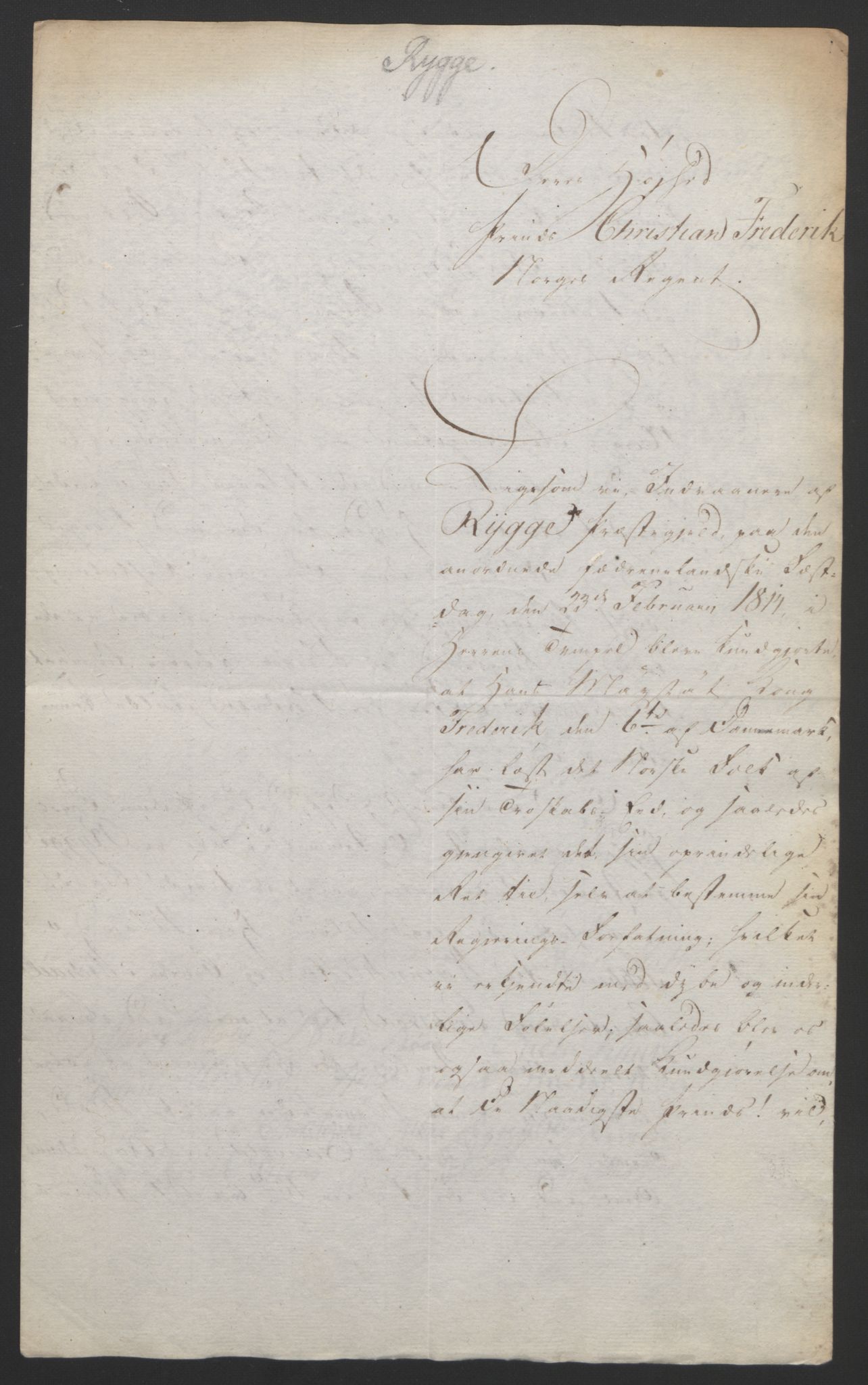 Statsrådssekretariatet, RA/S-1001/D/Db/L0007: Fullmakter for Eidsvollsrepresentantene i 1814. , 1814, p. 161