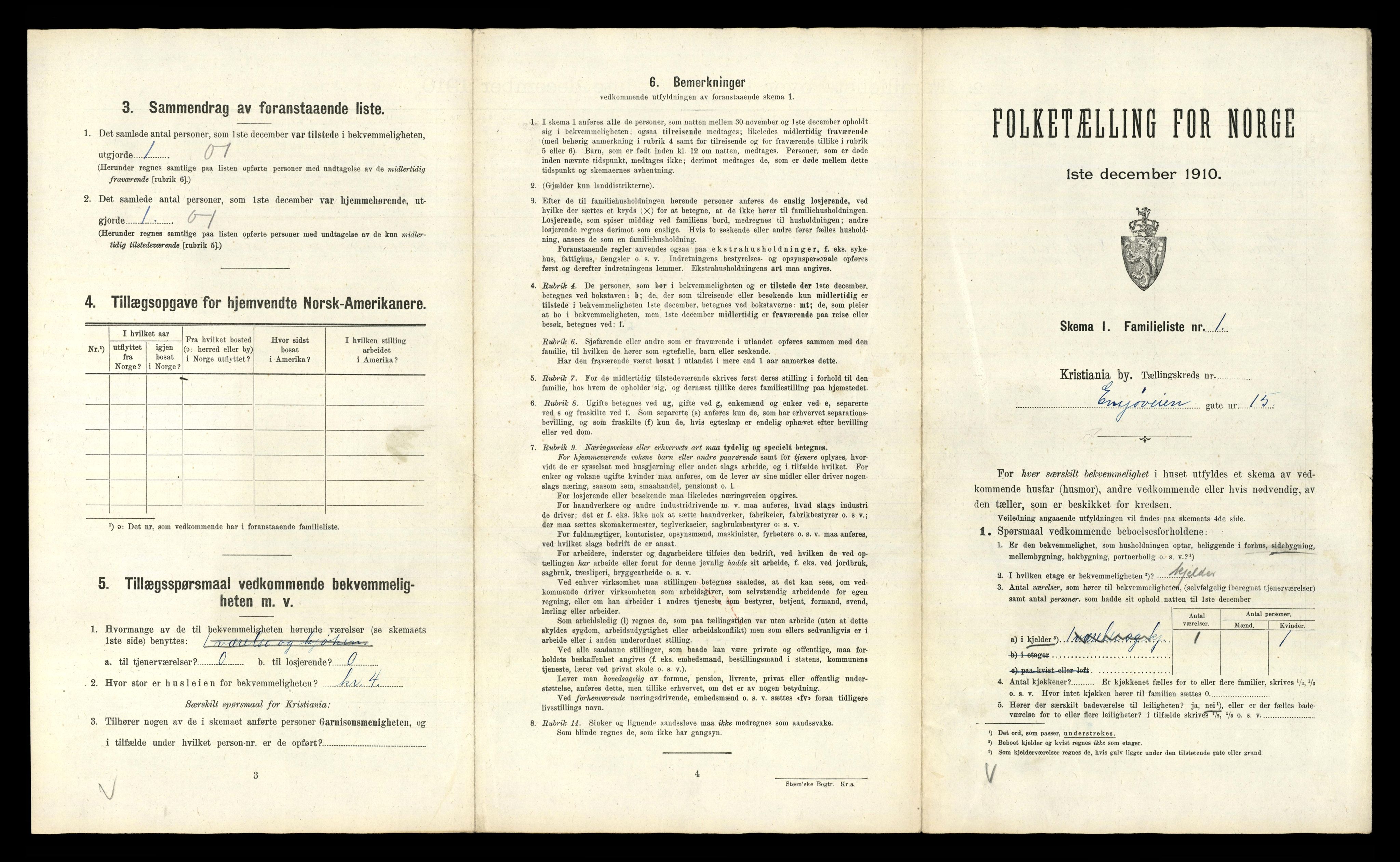 RA, 1910 census for Kristiania, 1910, p. 21217