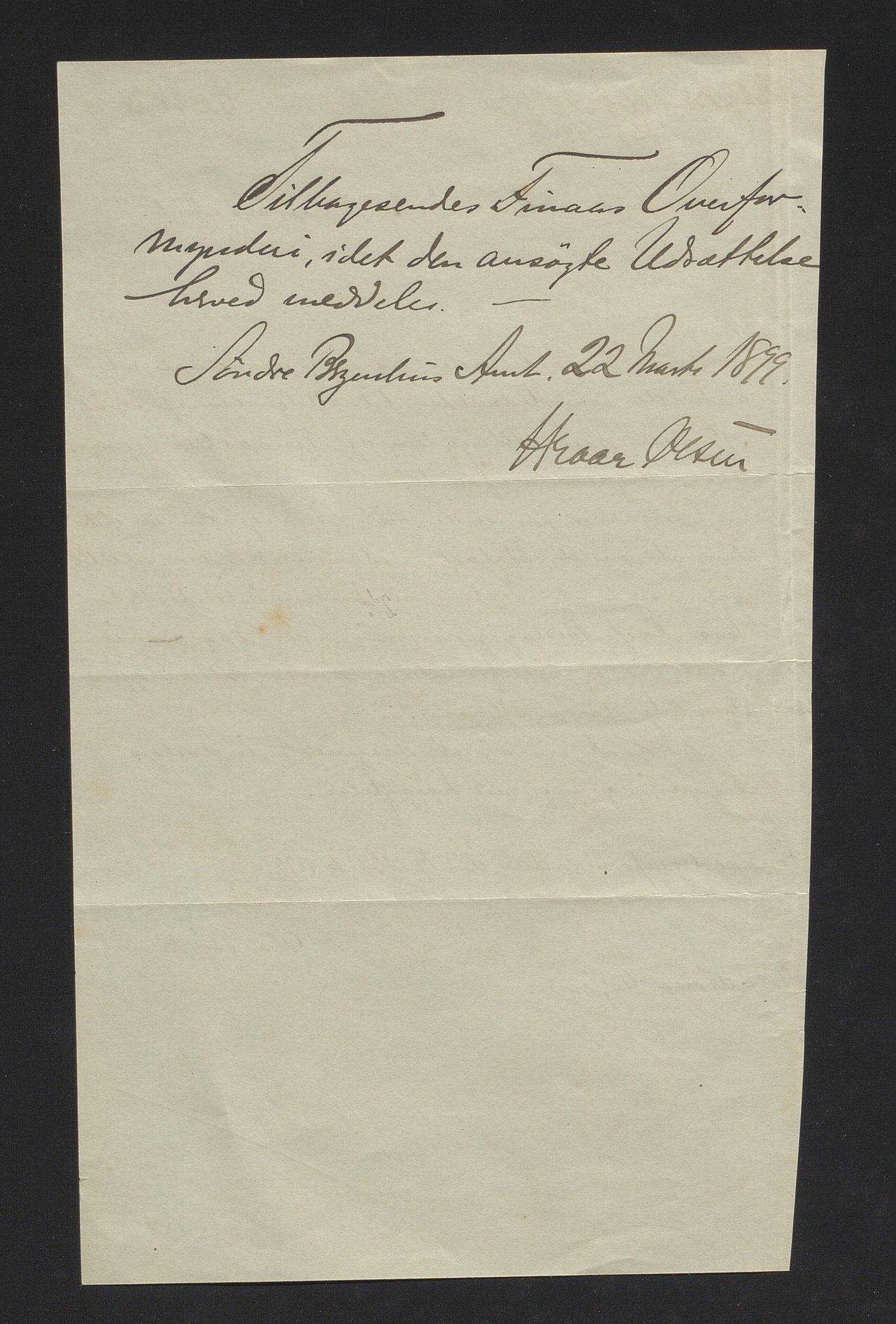 Finnaas kommune. Overformynderiet, IKAH/1218a-812/R/Ra/Raa/L0006/0007: Årlege rekneskap m/vedlegg / Årlege rekneskap m/vedlegg, 1898