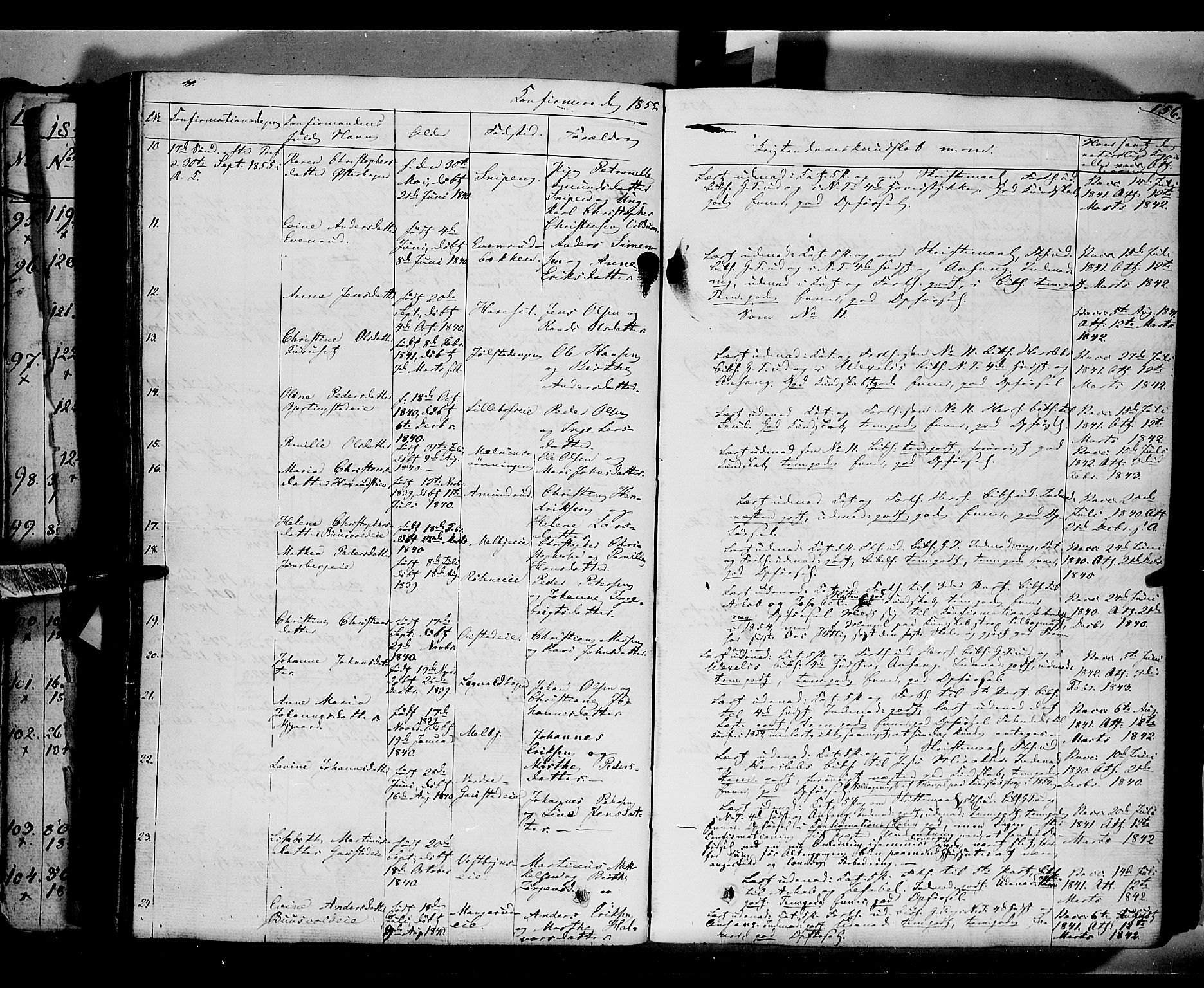 Romedal prestekontor, AV/SAH-PREST-004/K/L0004: Parish register (official) no. 4, 1847-1861, p. 156