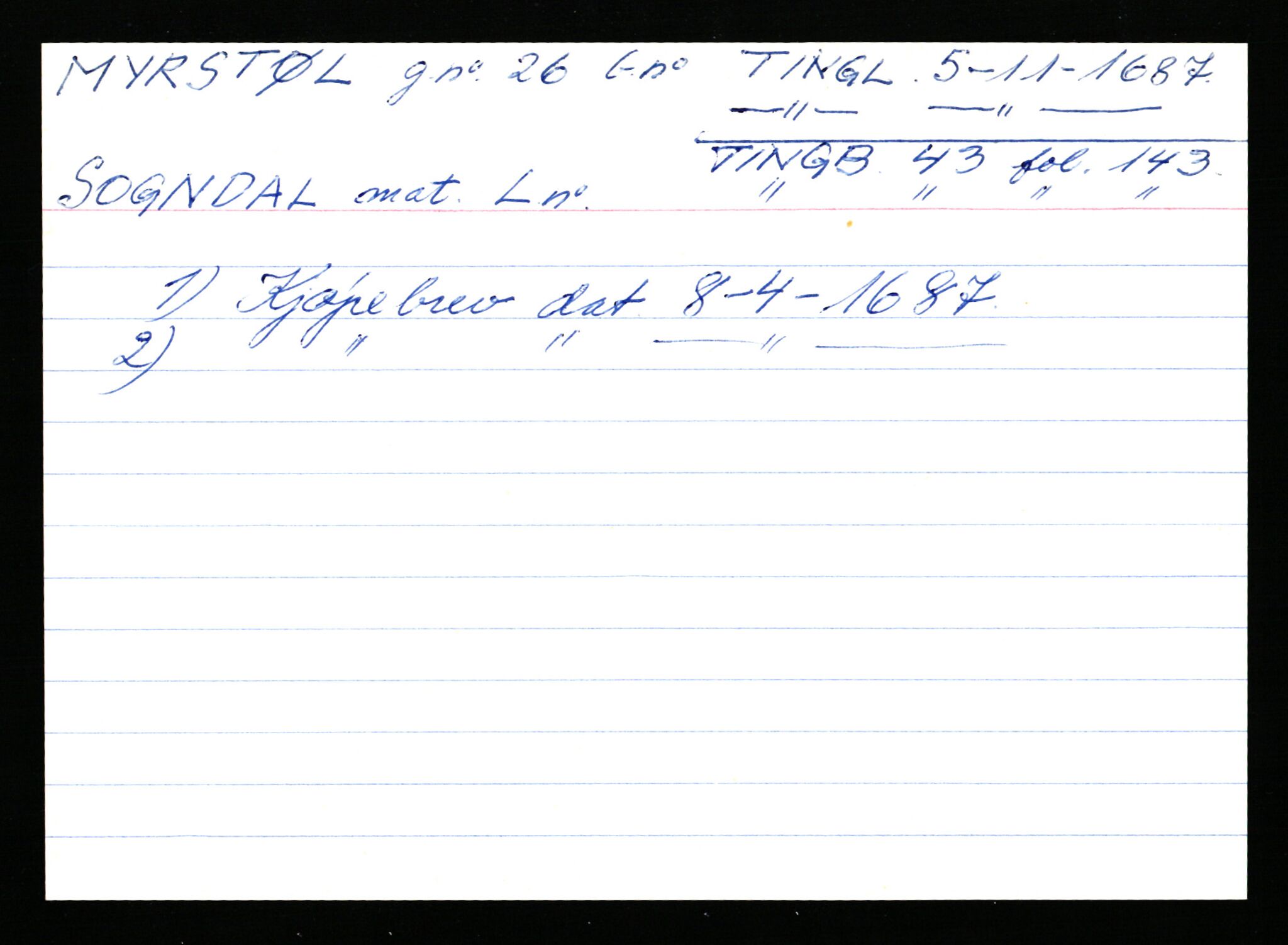 Statsarkivet i Stavanger, AV/SAST-A-101971/03/Y/Ym/L0040: Åstedskort sortert etter gårdsnavn: Mykje - Navrestad, 1600-1950, p. 53