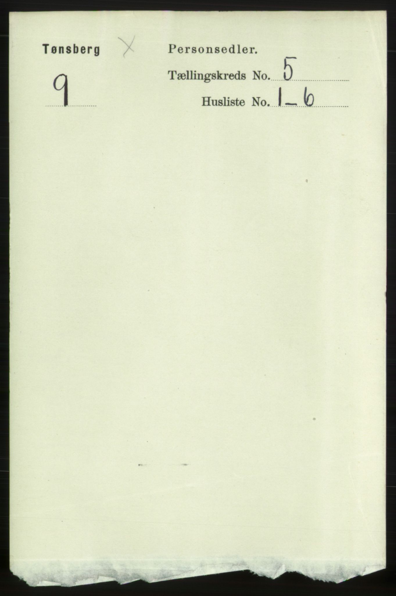 RA, 1891 census for 0705 Tønsberg, 1891, p. 2199