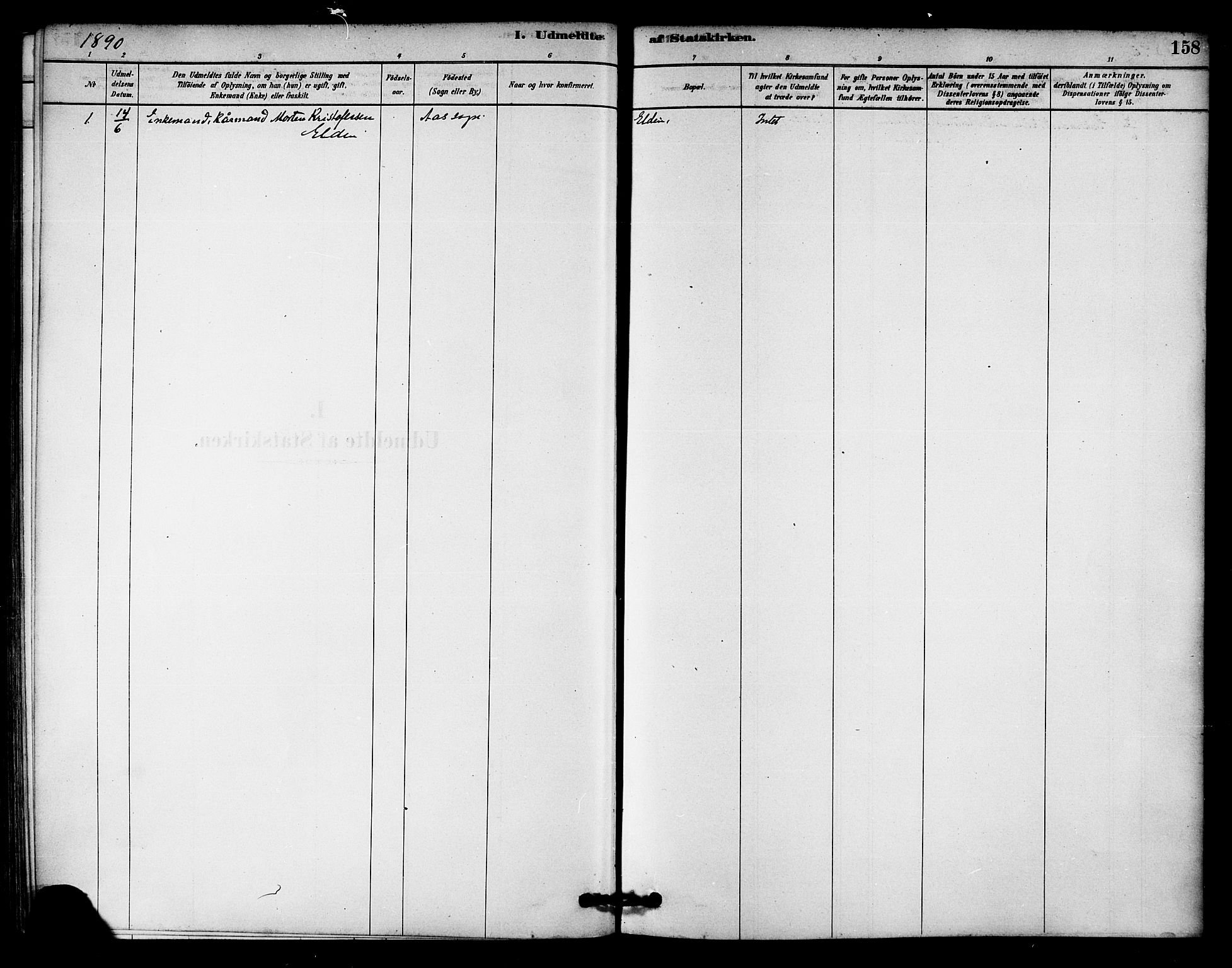 Ministerialprotokoller, klokkerbøker og fødselsregistre - Nord-Trøndelag, SAT/A-1458/742/L0408: Parish register (official) no. 742A01, 1878-1890, p. 158