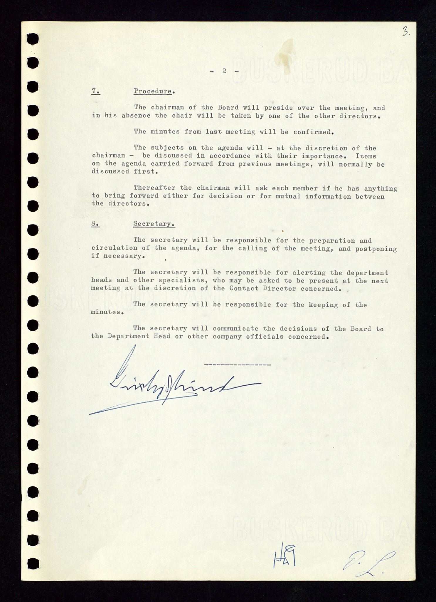 Pa 0982 - Esso Norge A/S, AV/SAST-A-100448/A/Aa/L0001/0001: Den administrerende direksjon Board minutes (styrereferater) / Den administrerende direksjon Board minutes (styrereferater), 1958-1959, p. 3