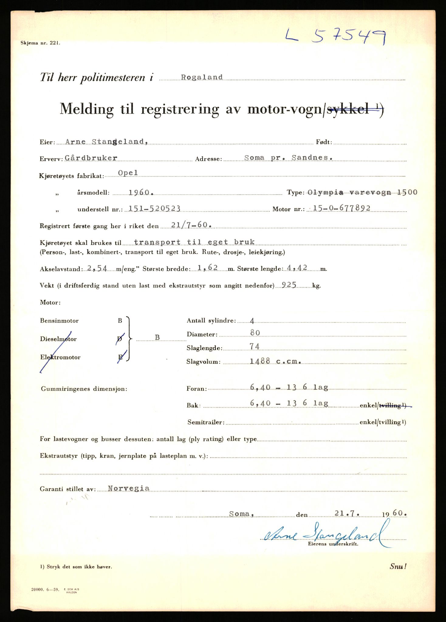 Stavanger trafikkstasjon, AV/SAST-A-101942/0/F/L0057: L-57200 - L-57999, 1930-1971, p. 1101