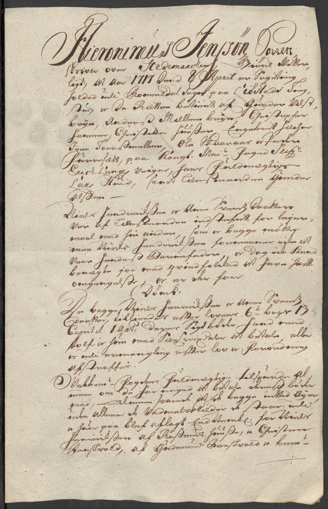 Rentekammeret inntil 1814, Reviderte regnskaper, Fogderegnskap, AV/RA-EA-4092/R16/L1056: Fogderegnskap Hedmark, 1717, p. 249