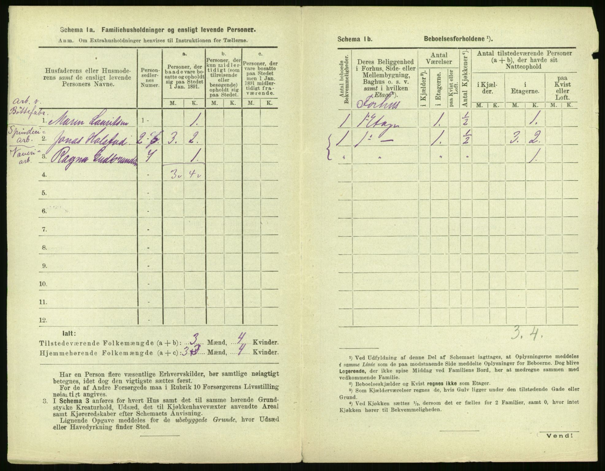 RA, 1891 census for 0301 Kristiania, 1891, p. 159691