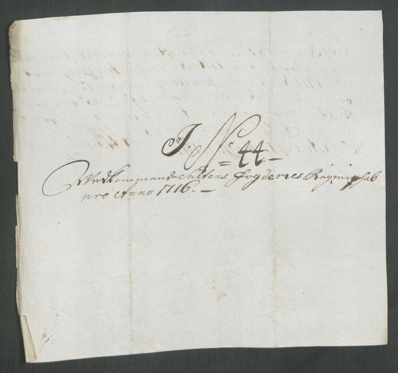 Rentekammeret inntil 1814, Reviderte regnskaper, Fogderegnskap, AV/RA-EA-4092/R66/L4586: Fogderegnskap Salten, 1716, p. 255