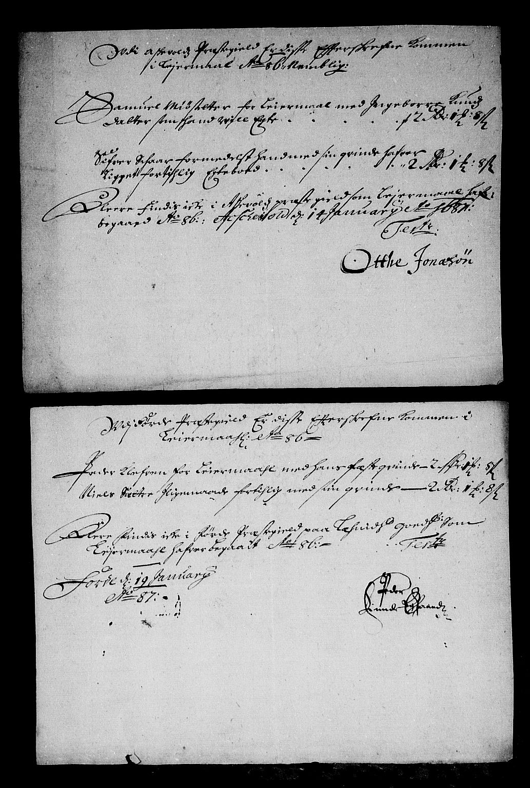 Rentekammeret inntil 1814, Reviderte regnskaper, Stiftamtstueregnskaper, Bergen stiftamt, AV/RA-EA-6043/R/Rc/L0080: Bergen stiftamt, 1686