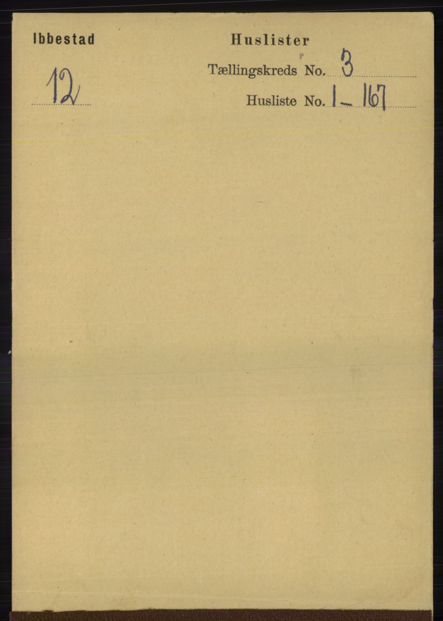 RA, 1891 census for 1917 Ibestad, 1891, p. 1545