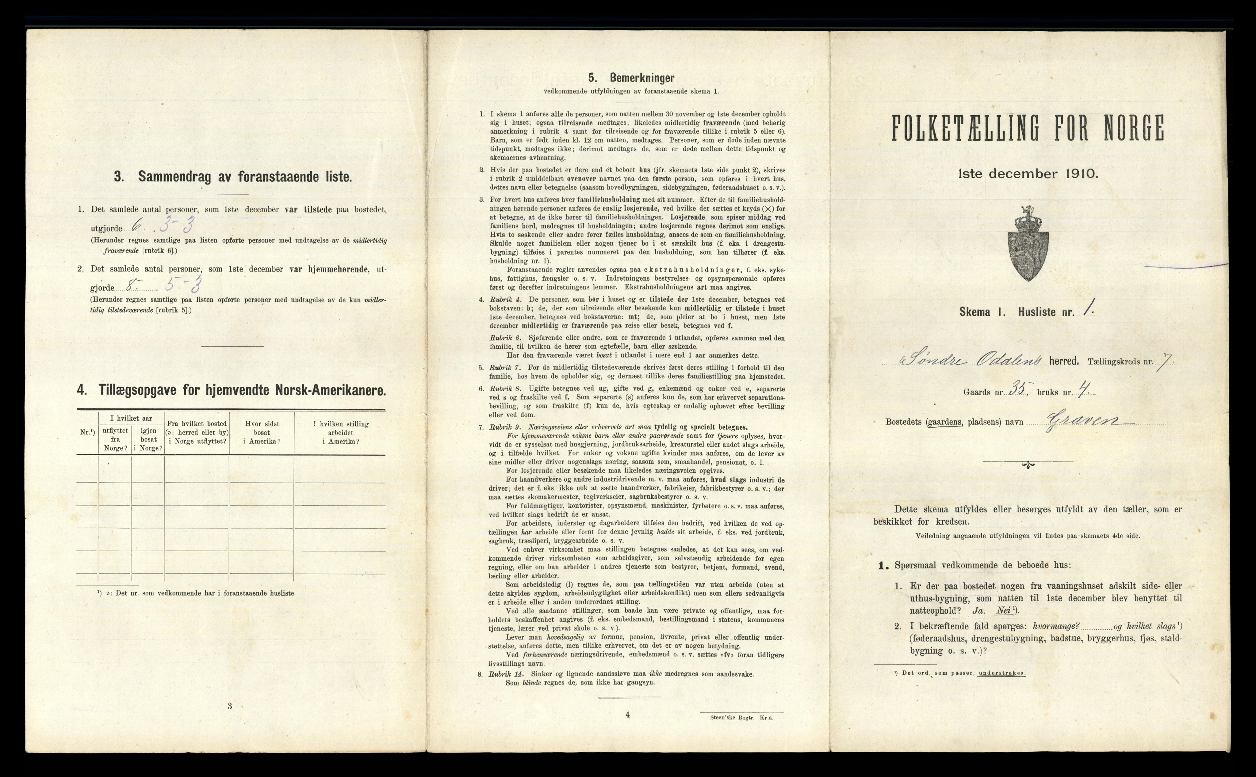 RA, 1910 census for Sør-Odal, 1910, p. 1160