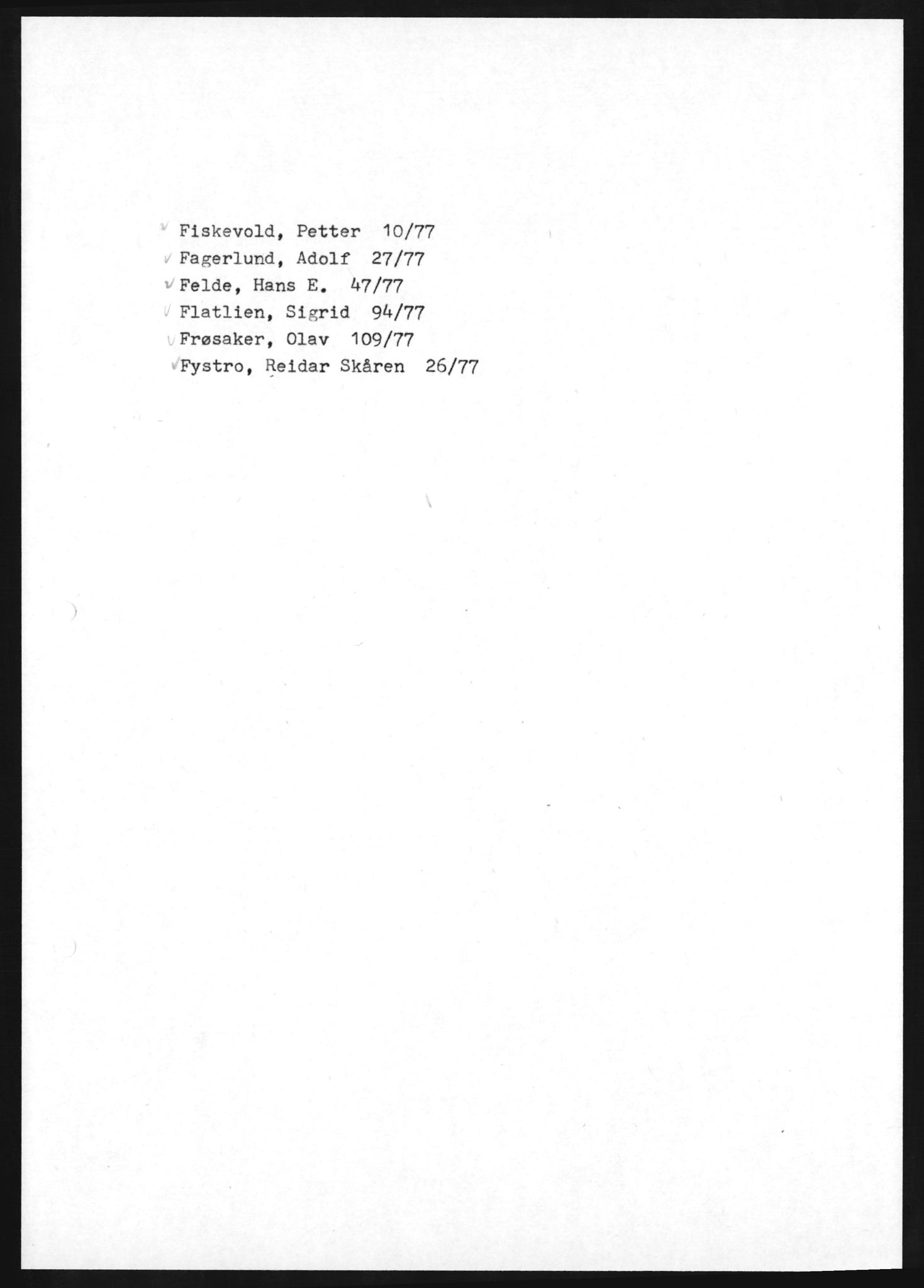 Vestre Toten lensmannskontor, AV/SAH-LOV-007/H/Ha/L0018: Dødsfallsprotokoll, 1973-1978, p. 1116