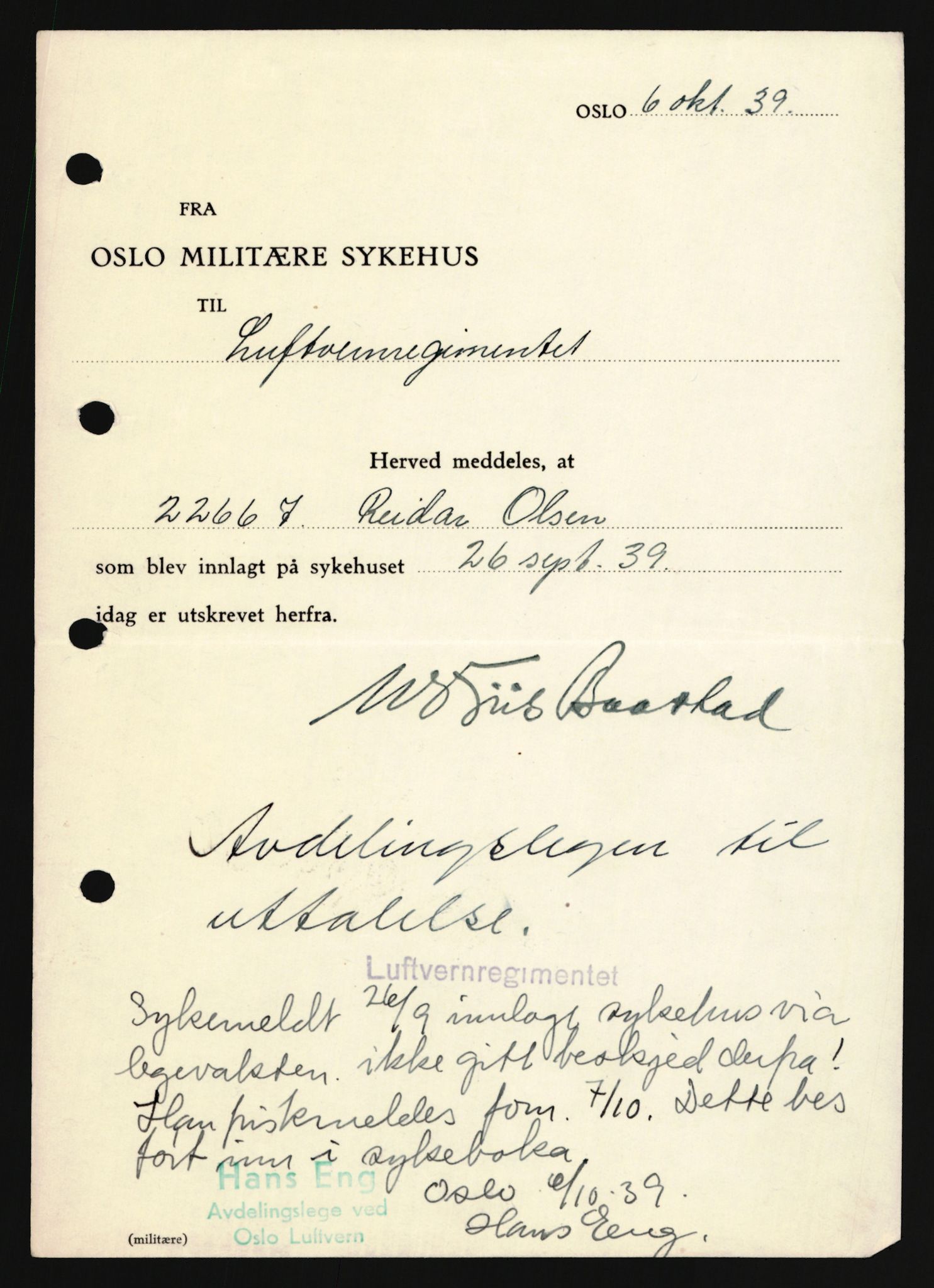 Forsvaret, Forsvarets krigshistoriske avdeling, AV/RA-RAFA-2017/Y/Yb/L0162: II-C-11-828  -  Luftvernet, 1940, p. 970