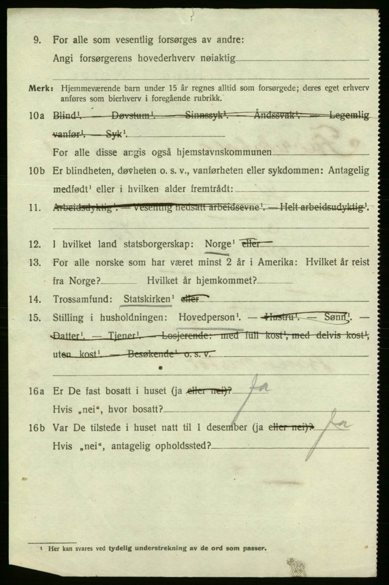 SAO, 1920 census for Fredrikshald, 1920, p. 11863