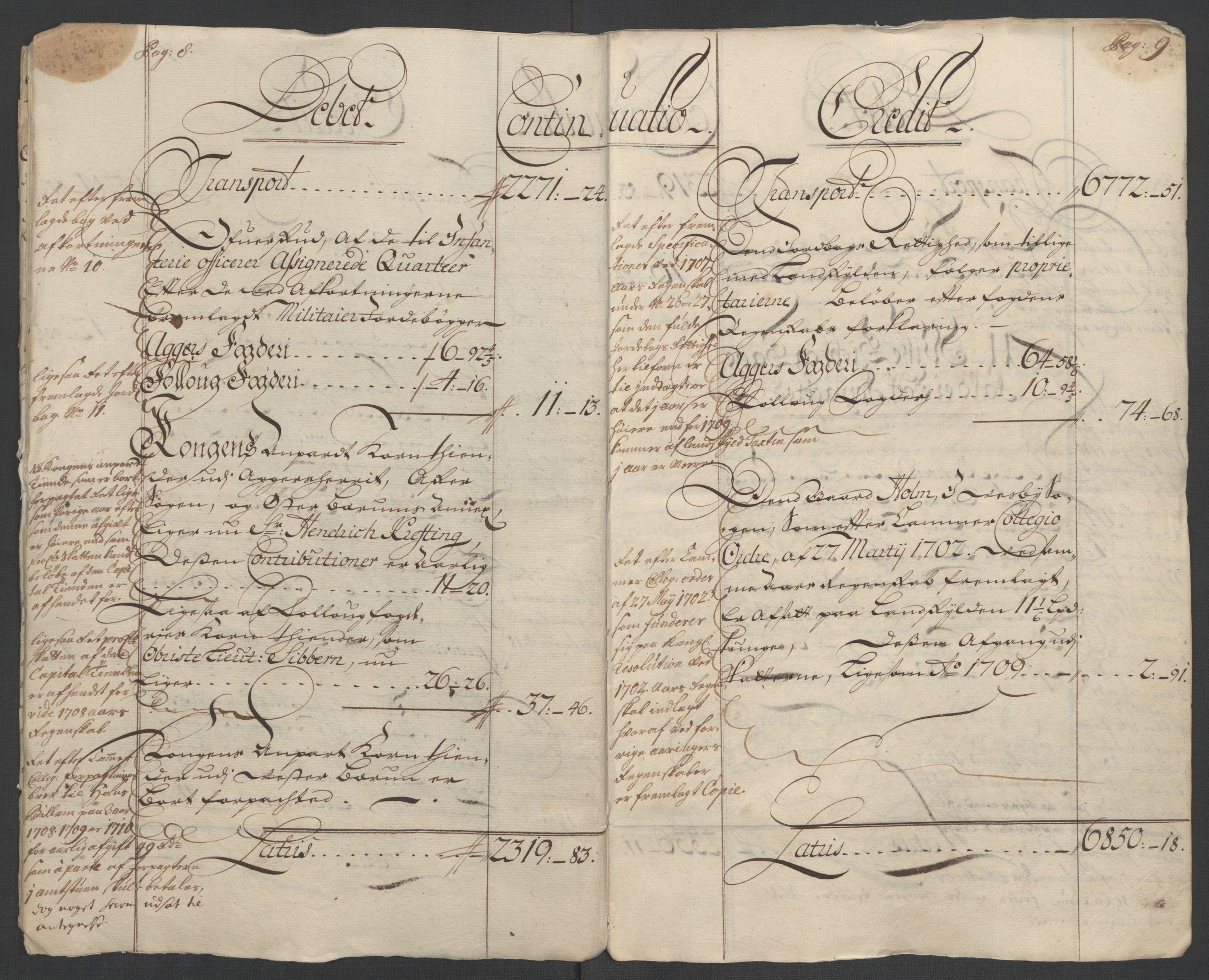 Rentekammeret inntil 1814, Reviderte regnskaper, Fogderegnskap, AV/RA-EA-4092/R10/L0448: Fogderegnskap Aker og Follo, 1710-1711, p. 20