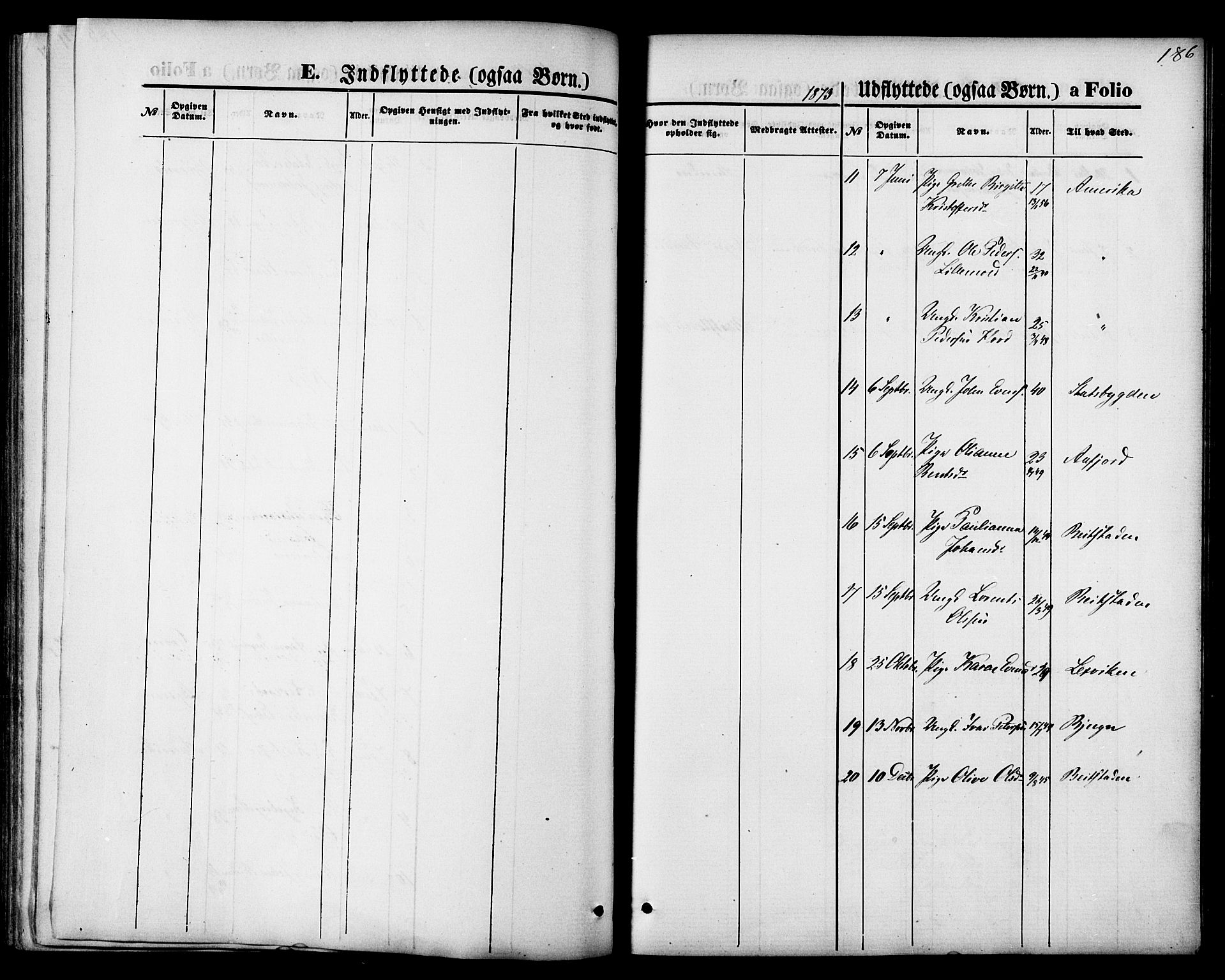 Ministerialprotokoller, klokkerbøker og fødselsregistre - Nord-Trøndelag, SAT/A-1458/744/L0419: Parish register (official) no. 744A03, 1867-1881, p. 186