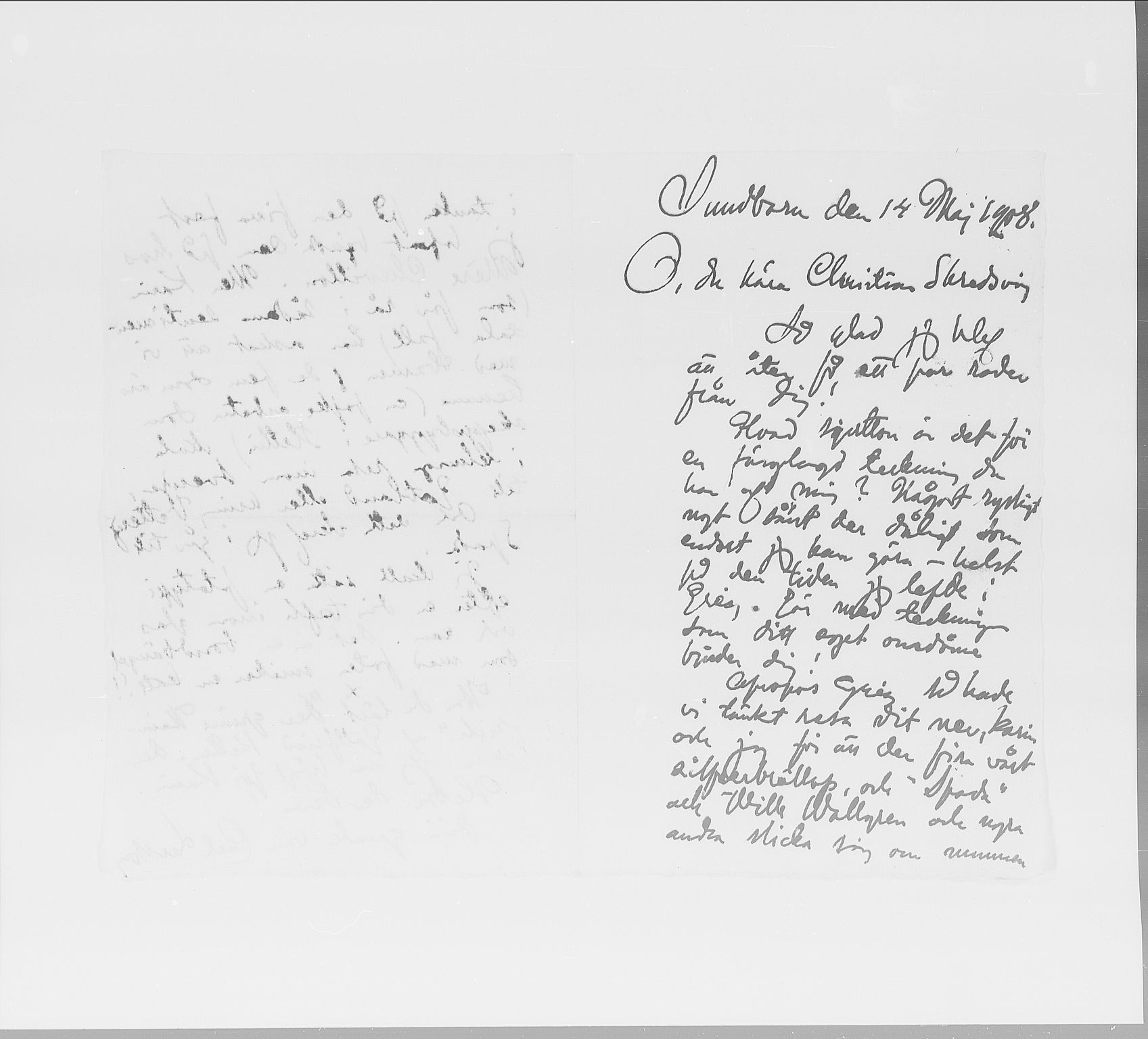 Skredsvig, Christian, AV/RA-PA-0353/E/L0001: Privatbrev fra enkeltpersoner, 1888-1961, p. 157