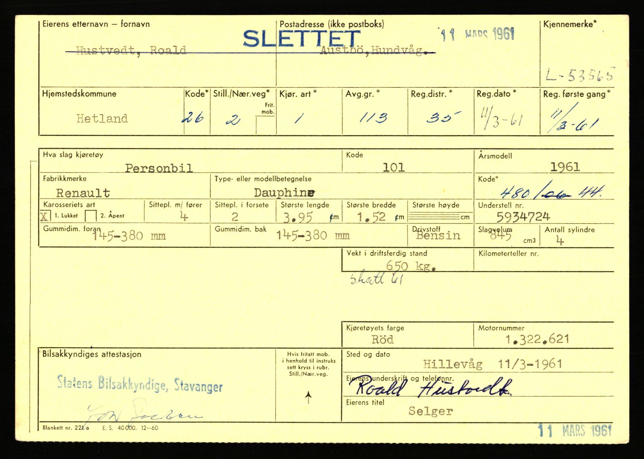 Stavanger trafikkstasjon, AV/SAST-A-101942/0/F/L0053: L-52900 - L-54199, 1930-1971, p. 1657