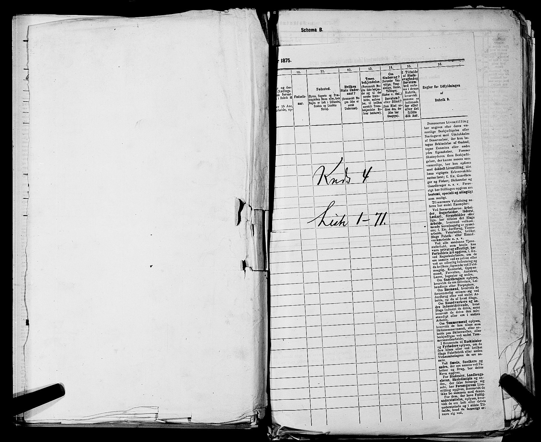 RA, 1875 census for 0238P Nannestad, 1875, p. 564