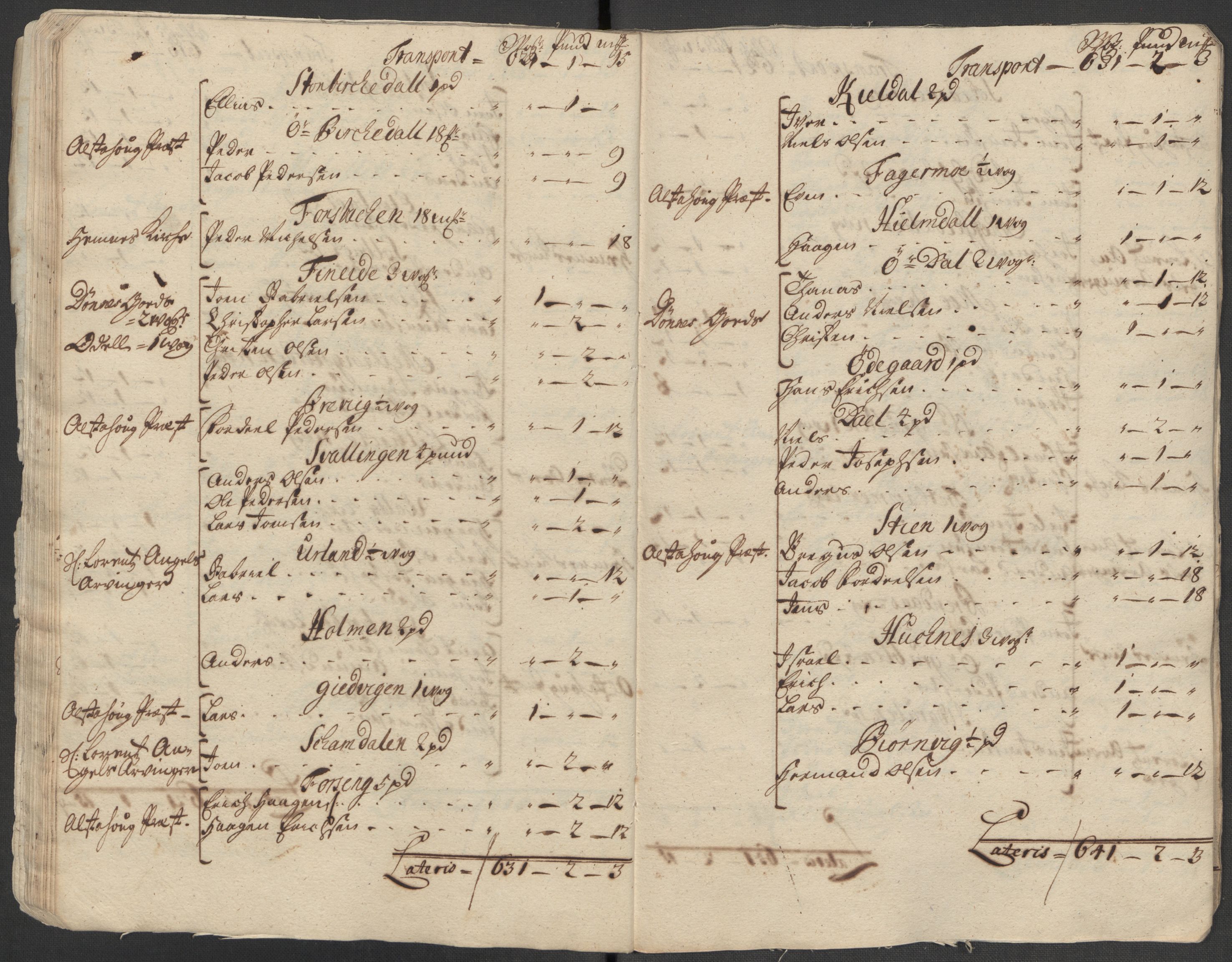 Rentekammeret inntil 1814, Reviderte regnskaper, Fogderegnskap, AV/RA-EA-4092/R65/L4513: Fogderegnskap Helgeland, 1714-1715, p. 43
