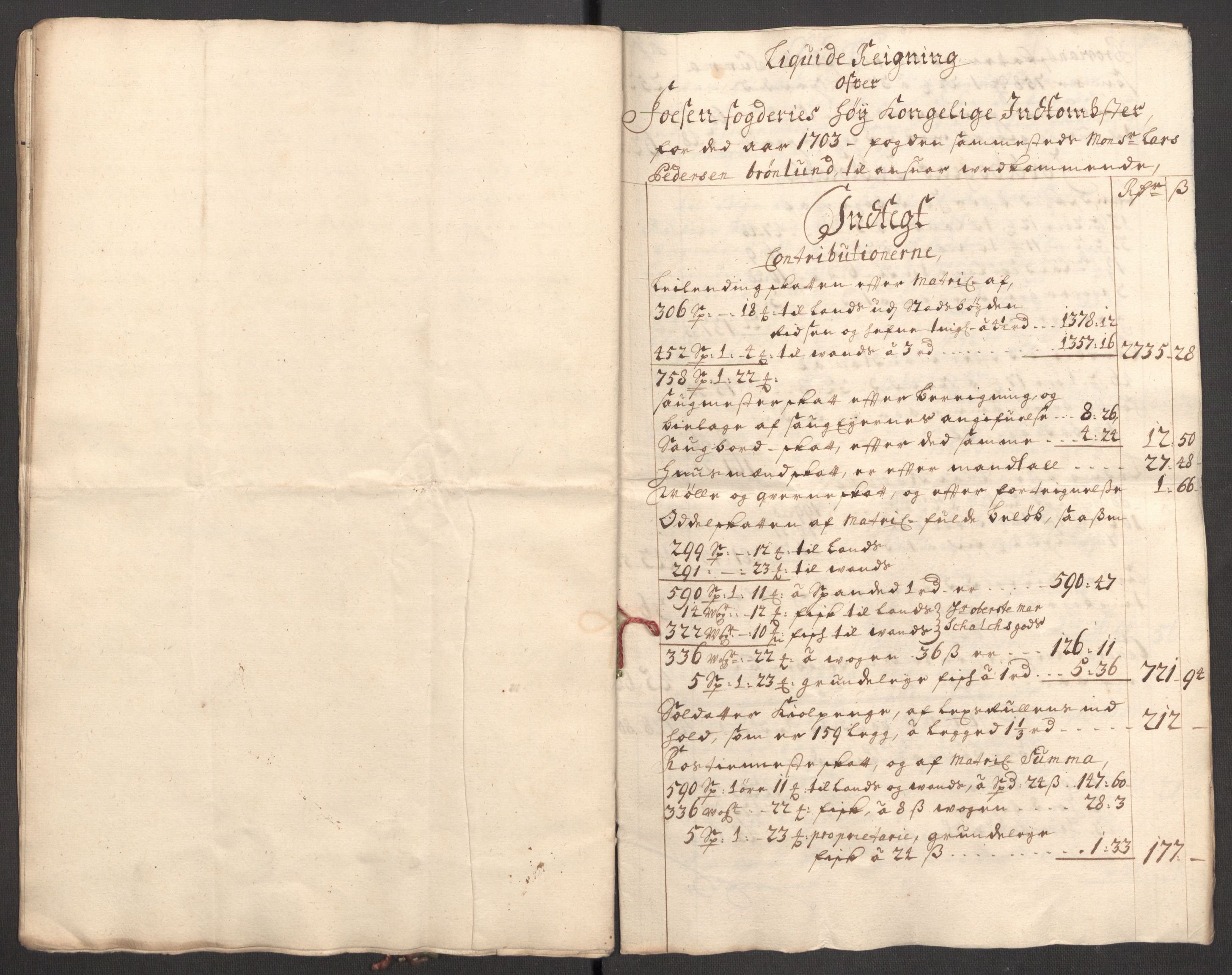 Rentekammeret inntil 1814, Reviderte regnskaper, Fogderegnskap, RA/EA-4092/R57/L3855: Fogderegnskap Fosen, 1702-1703, p. 210