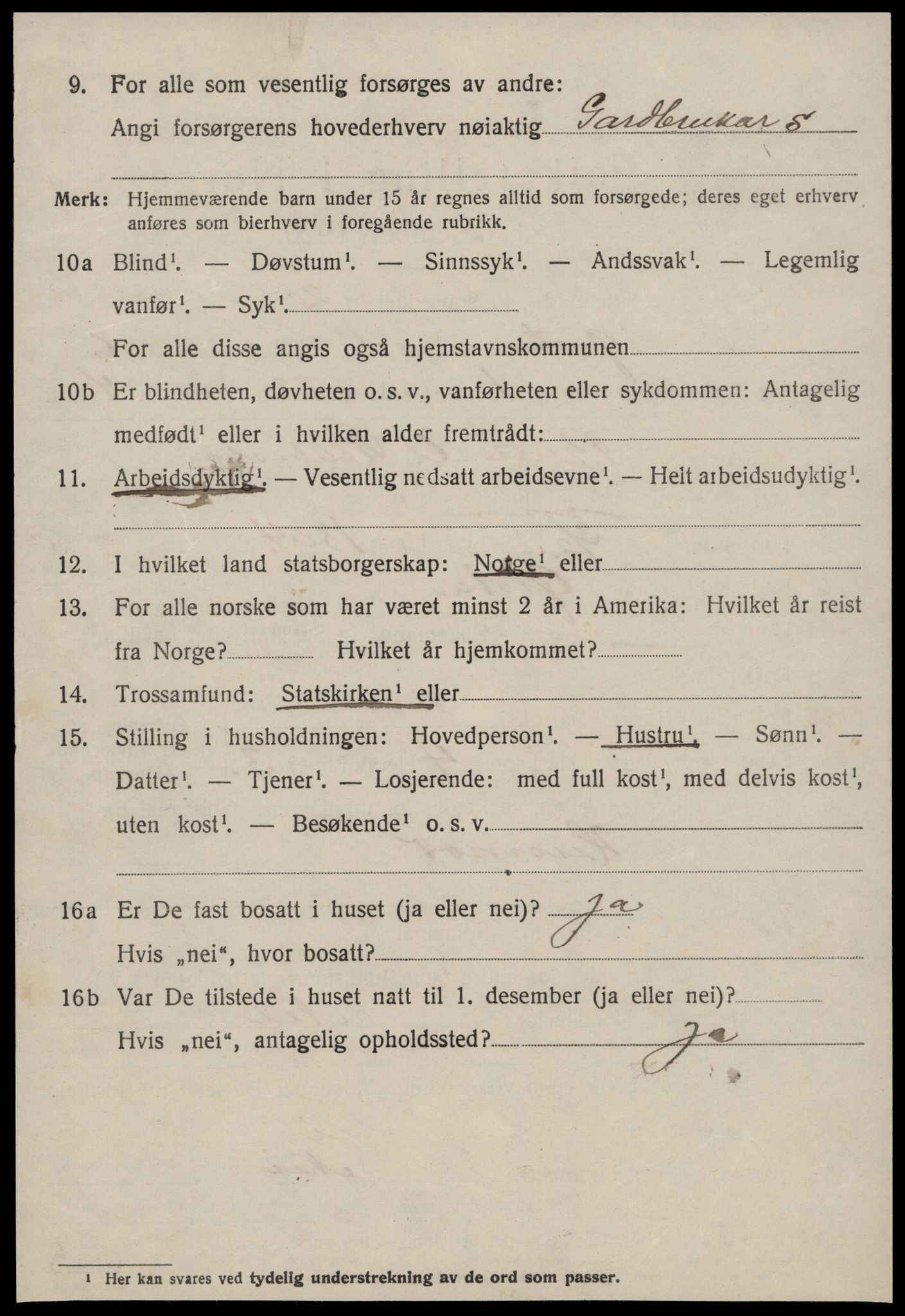 SAT, 1920 census for Ørsta, 1920, p. 4799