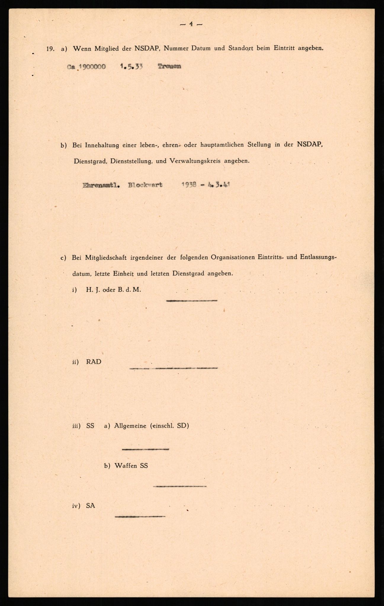 Forsvaret, Forsvarets overkommando II, AV/RA-RAFA-3915/D/Db/L0023: CI Questionaires. Tyske okkupasjonsstyrker i Norge. Tyskere., 1945-1946, p. 537