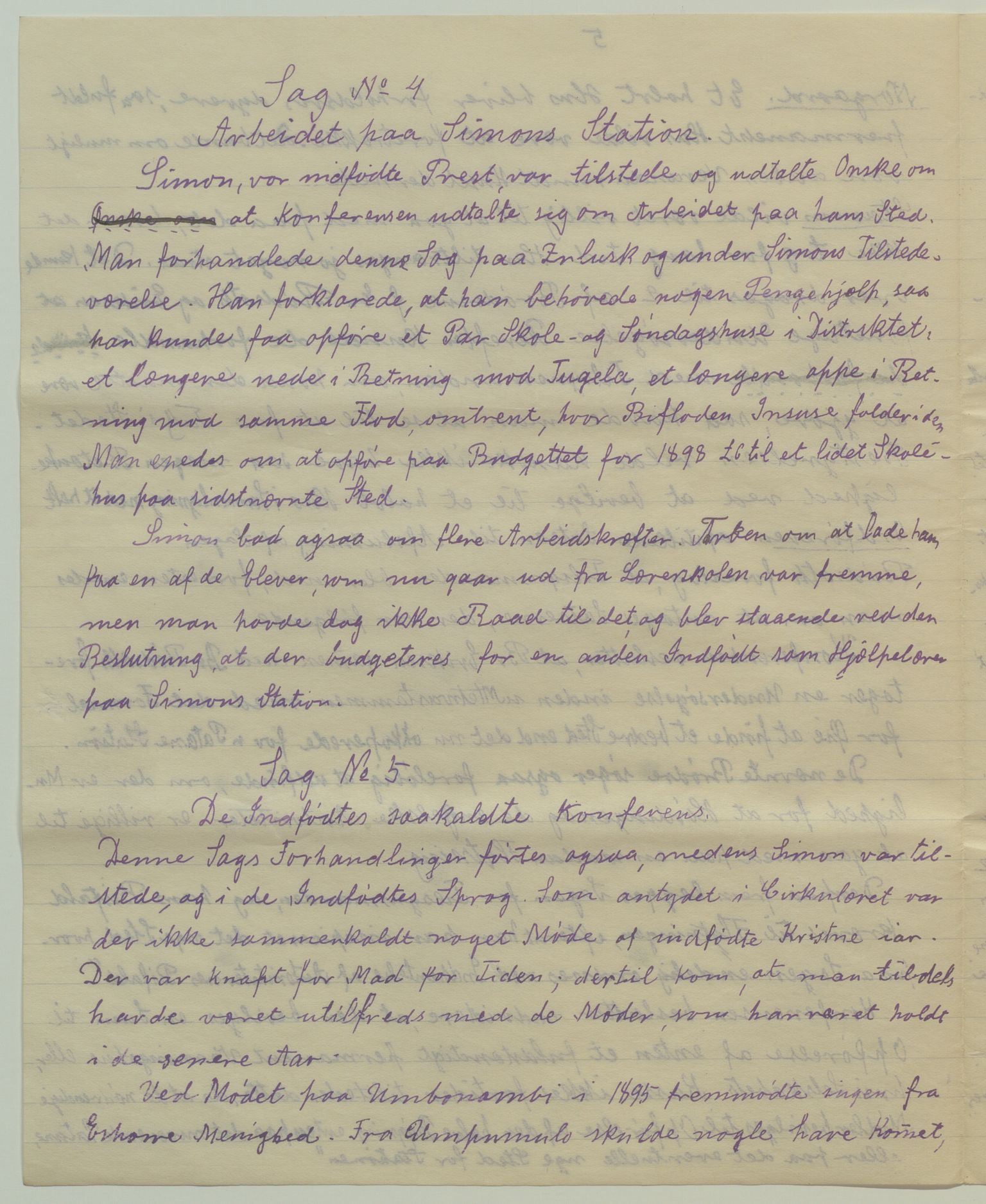 Det Norske Misjonsselskap - hovedadministrasjonen, VID/MA-A-1045/D/Da/Daa/L0041/0013: Konferansereferat og årsberetninger / Konferansereferat fra Sør-Afrika., 1897