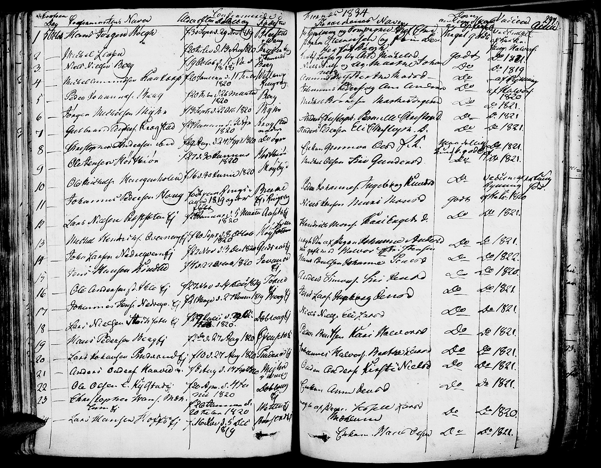 Vang prestekontor, Hedmark, SAH/PREST-008/H/Ha/Haa/L0009: Parish register (official) no. 9, 1826-1841, p. 297