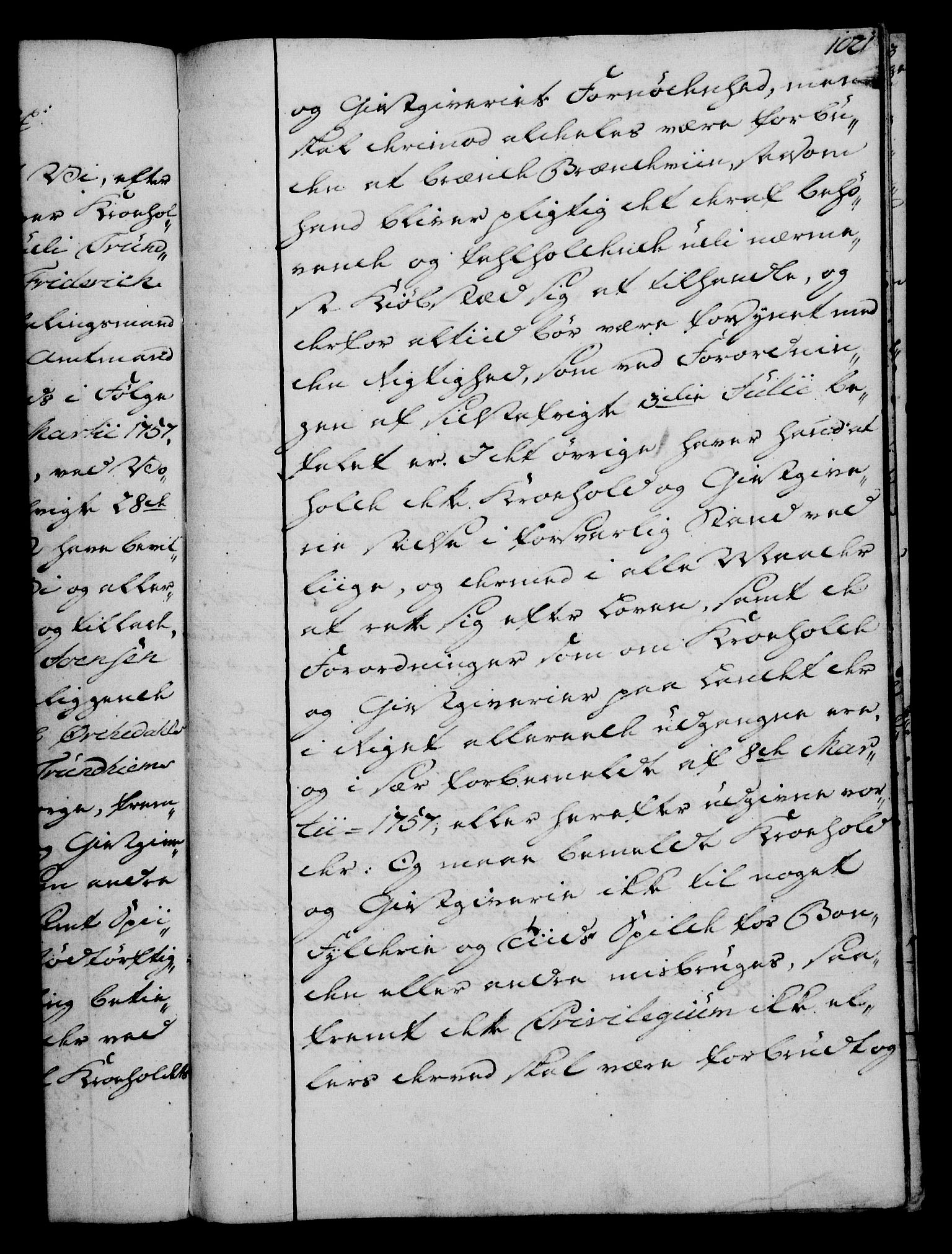 Rentekammeret, Kammerkanselliet, AV/RA-EA-3111/G/Gg/Gga/L0006: Norsk ekspedisjonsprotokoll med register (merket RK 53.6), 1749-1759, p. 1021