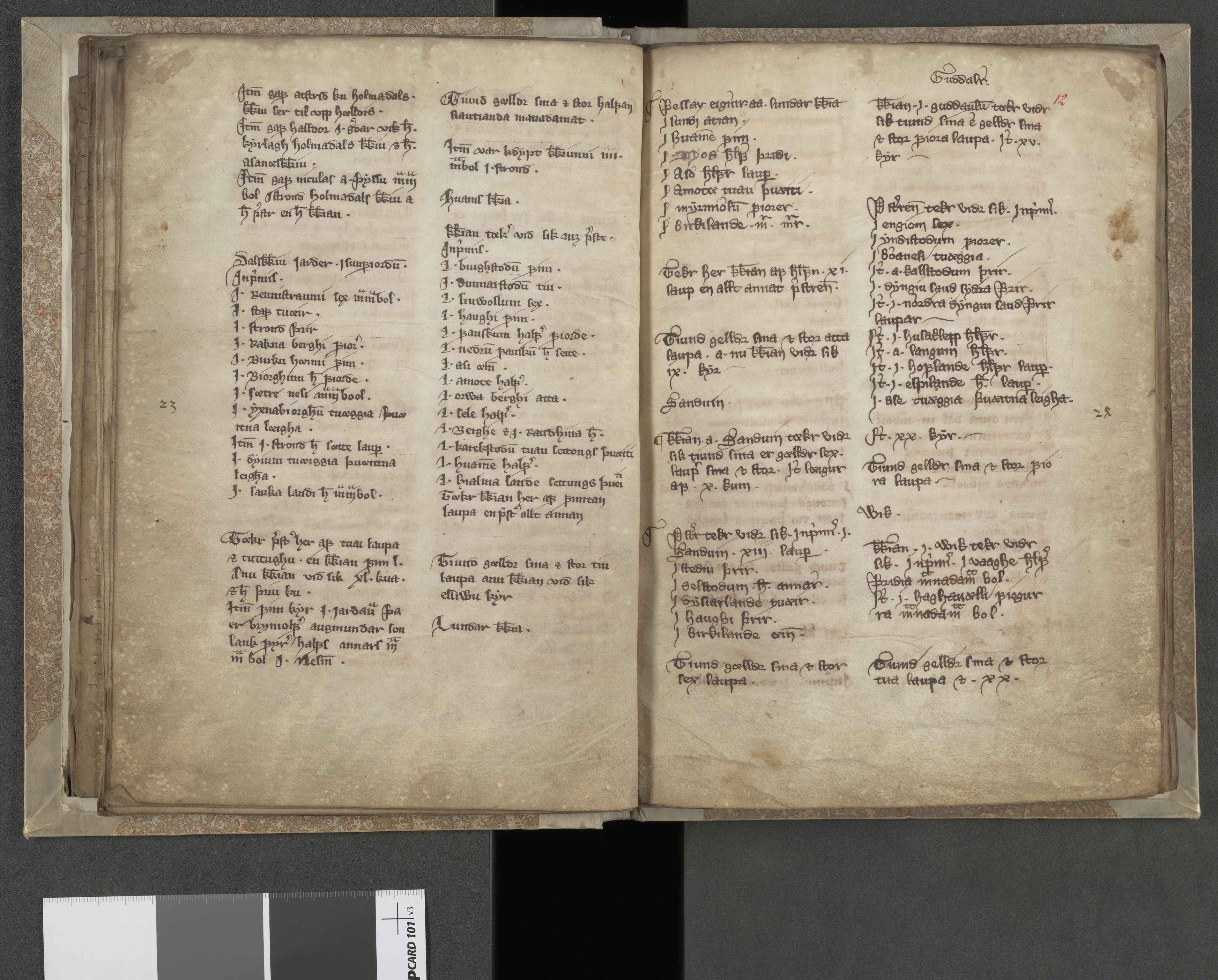 Riksarkivets diplomsamling, AV/RA-EA-5965/F05/L0243: NRA AM 329 fol., 1310-1360, p. 11b-12a