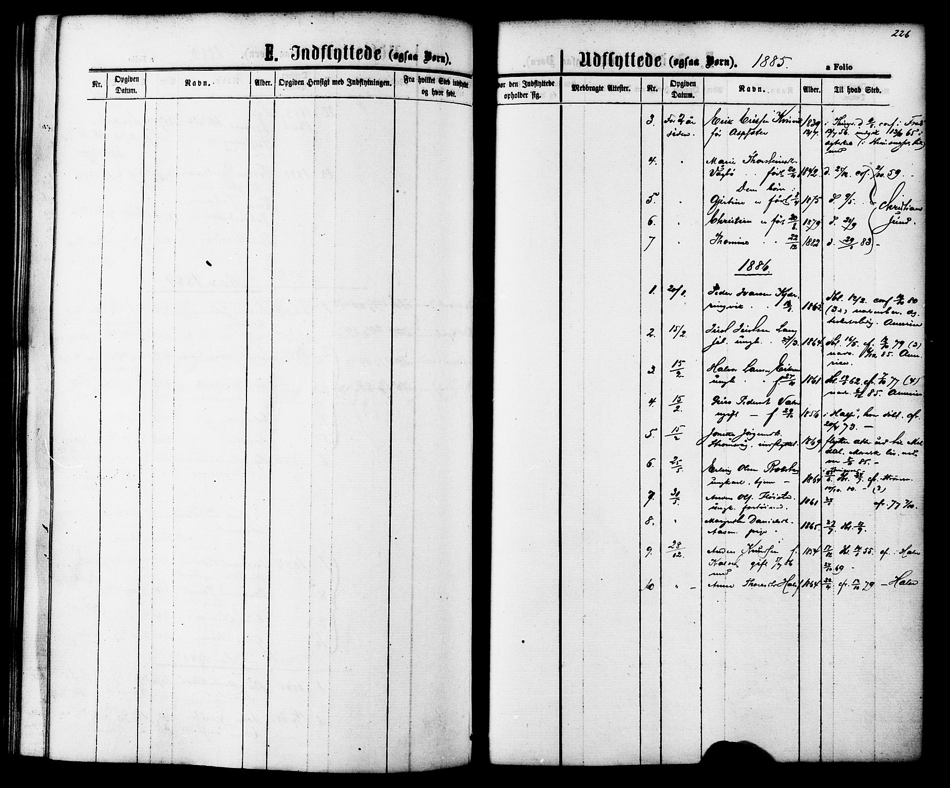 Ministerialprotokoller, klokkerbøker og fødselsregistre - Møre og Romsdal, AV/SAT-A-1454/587/L0999: Parish register (official) no. 587A01, 1864-1886, p. 226