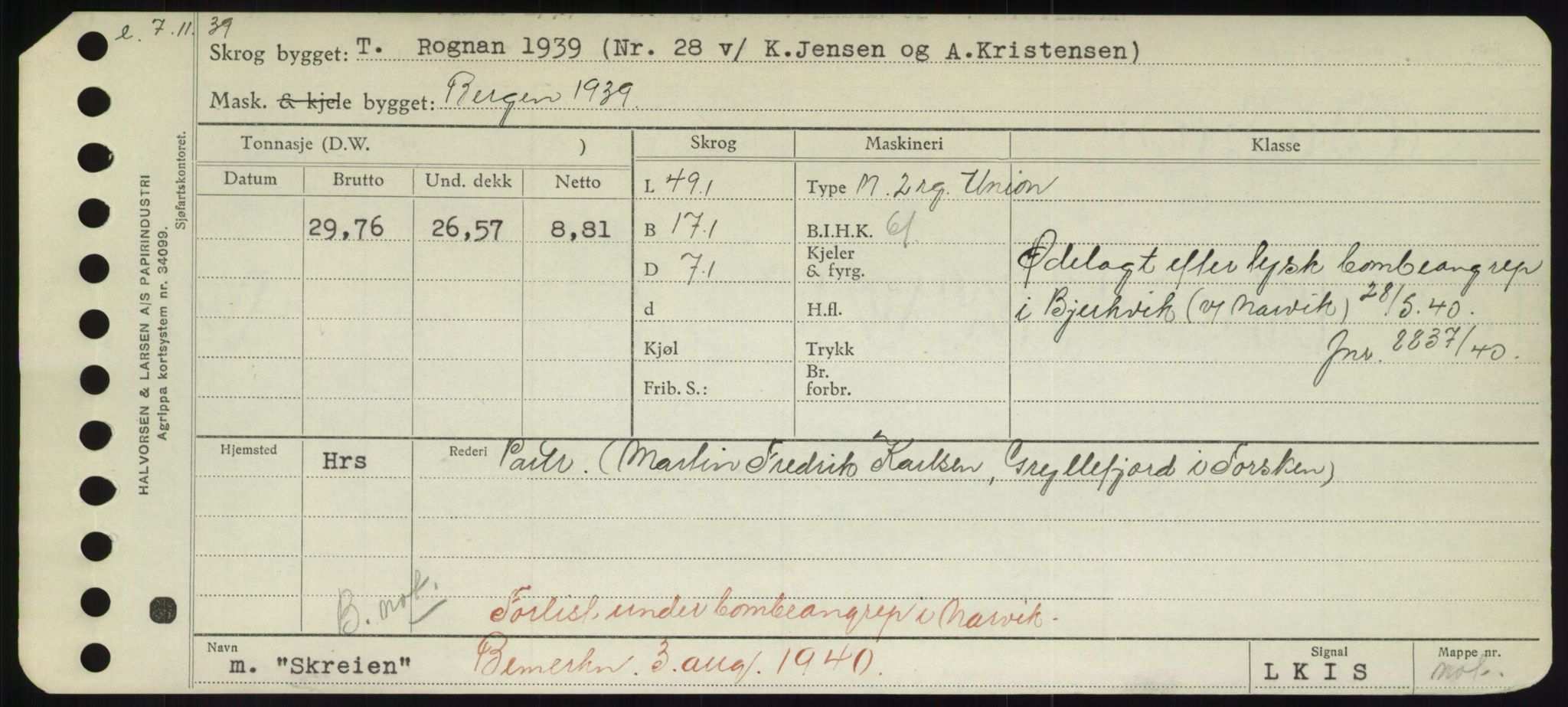 Sjøfartsdirektoratet med forløpere, Skipsmålingen, AV/RA-S-1627/H/Hd/L0034: Fartøy, Sk-Slå, p. 271