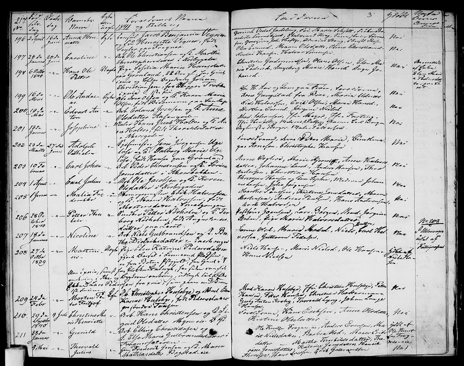 Aker prestekontor kirkebøker, SAO/A-10861/F/L0016: Parish register (official) no. 16, 1827-1841, p. 217