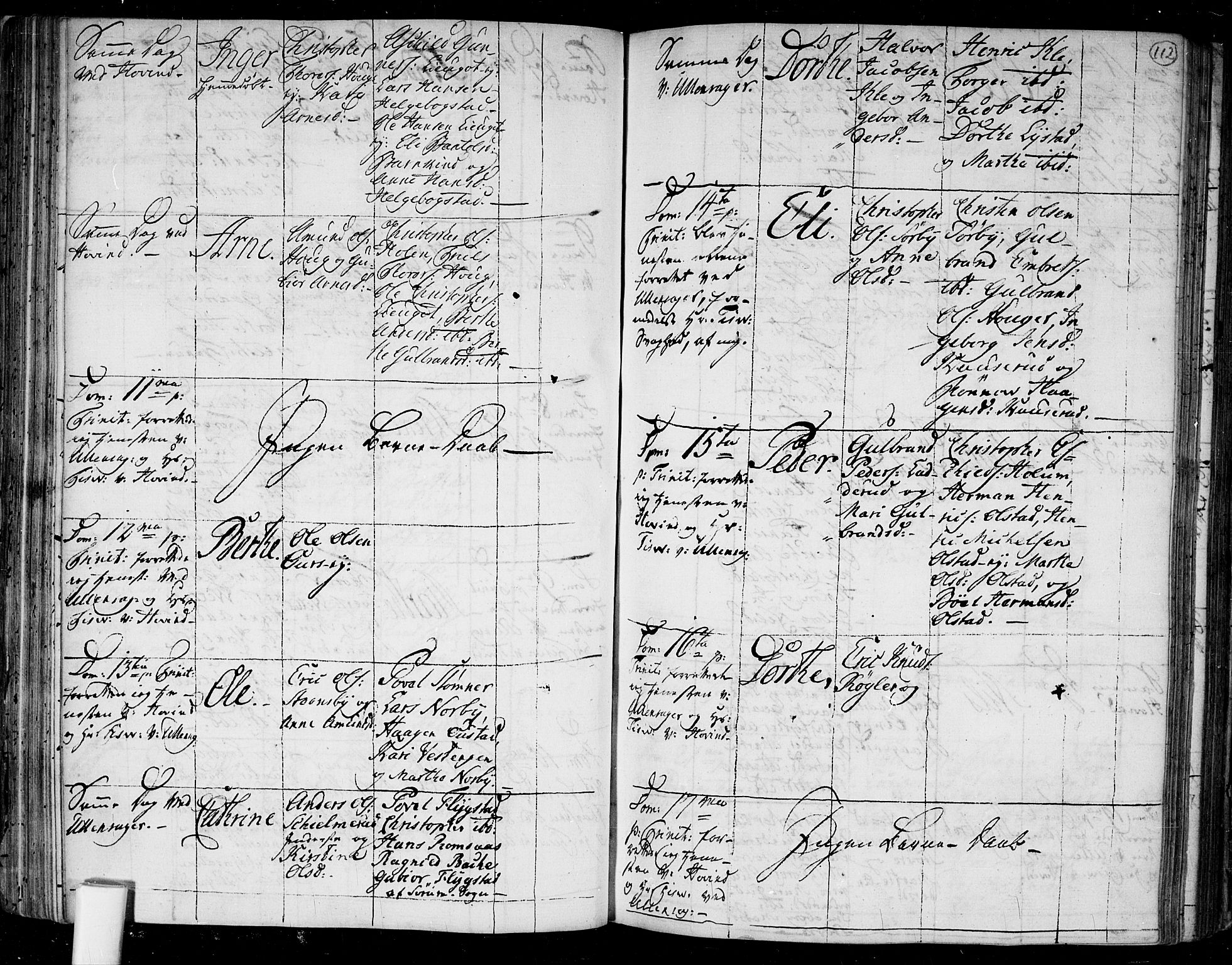 Ullensaker prestekontor Kirkebøker, SAO/A-10236a/F/Fa/L0006: Parish register (official) no. I 6, 1762-1785, p. 112