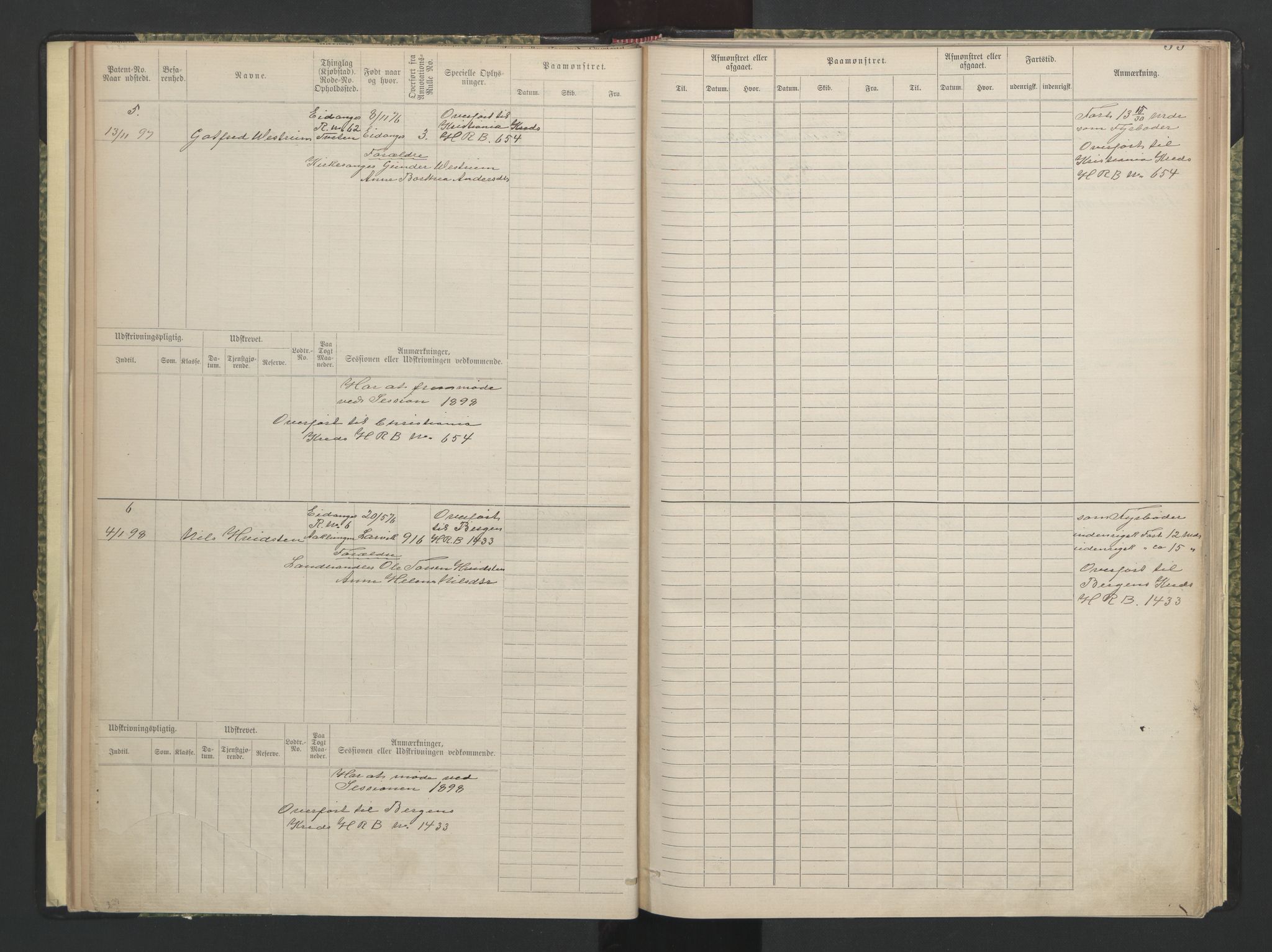 Brevik innrulleringskontor, AV/SAKO-A-833/F/Fc/L0002: Diverse ruller, 1860-1948, p. 59