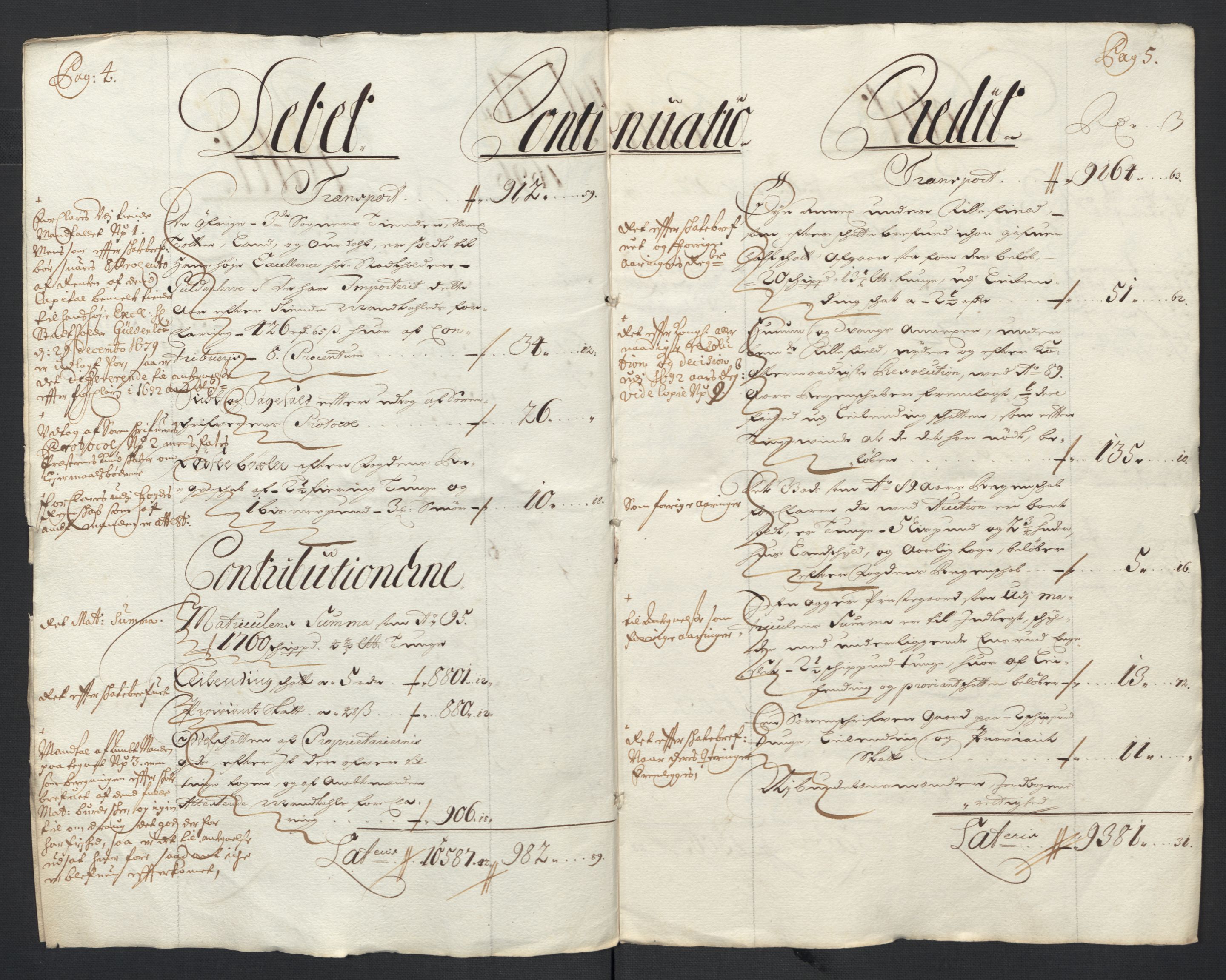 Rentekammeret inntil 1814, Reviderte regnskaper, Fogderegnskap, RA/EA-4092/R18/L1294: Fogderegnskap Hadeland, Toten og Valdres, 1696, p. 5