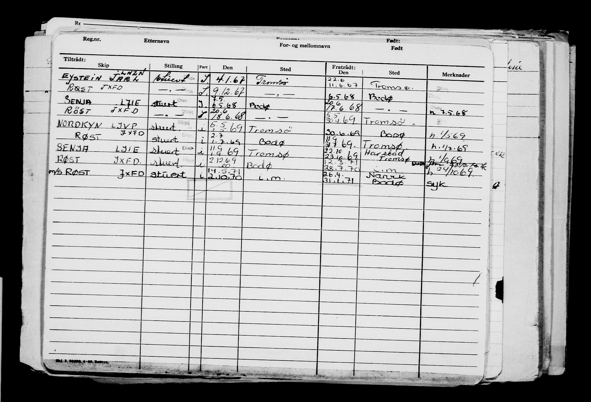 Direktoratet for sjømenn, RA/S-3545/G/Gb/L0171: Hovedkort, 1919, p. 428