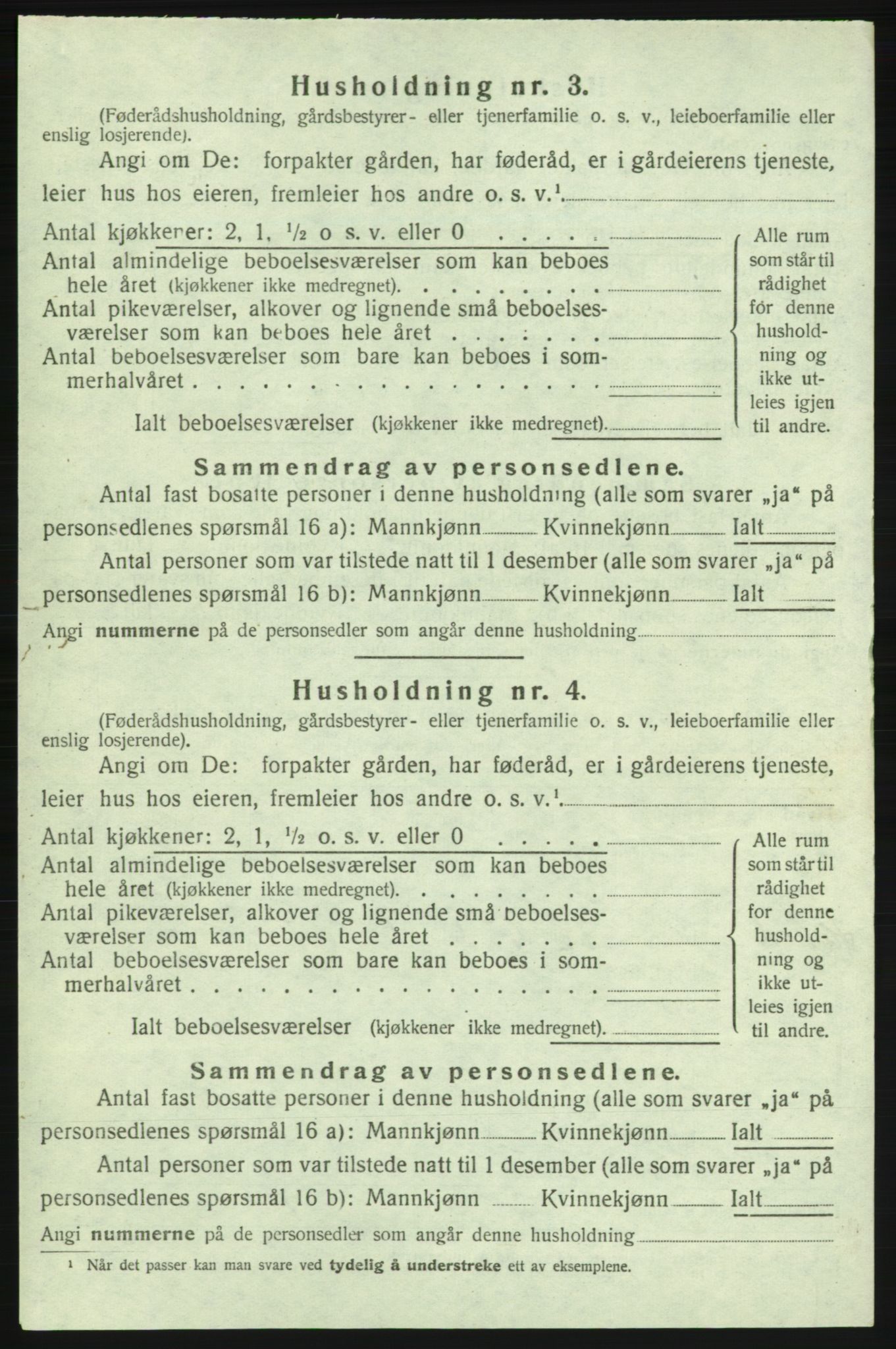 SAB, 1920 census for Strandebarm, 1920, p. 536