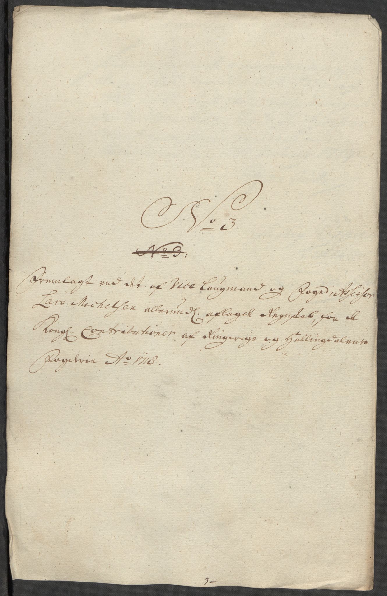 Rentekammeret inntil 1814, Reviderte regnskaper, Fogderegnskap, RA/EA-4092/R23/L1476: Fogderegnskap Ringerike og Hallingdal, 1718, p. 36