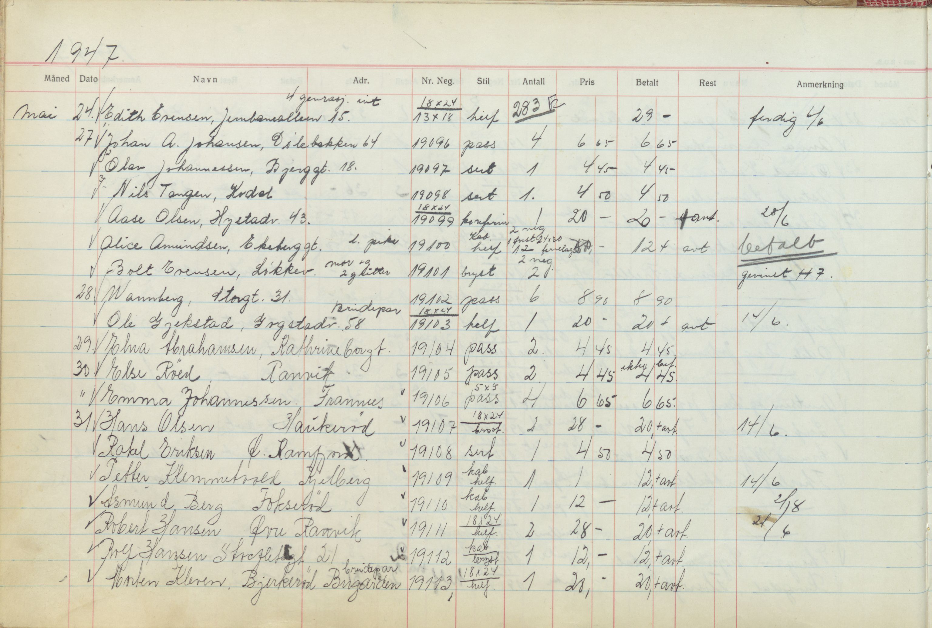 Pa 1494 - Jørgensen, Antonius. Fotograf, VEMU/A-2760/F/Fb, 1927-1984, p. 1157